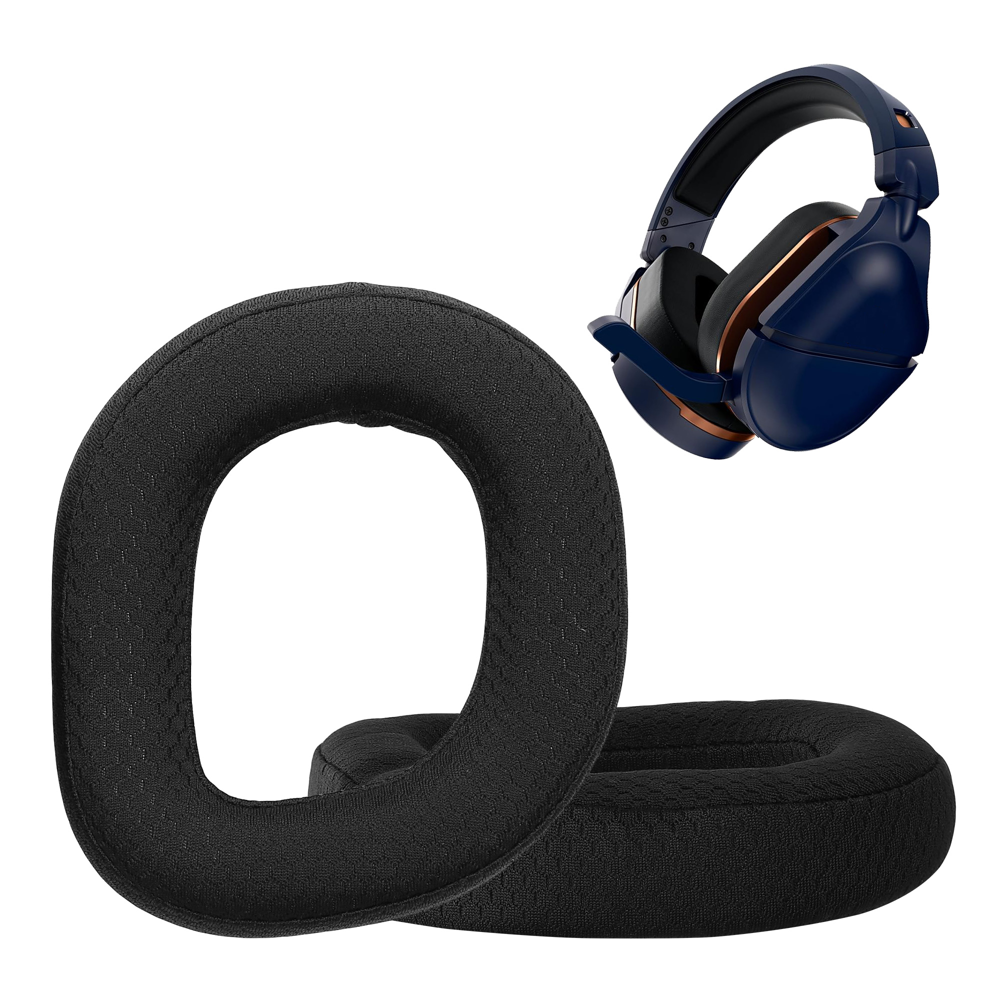 Náušníky na sluchátka 2 ks TurtleBeach Stealth 700 Gen 3 kwmobile - černá