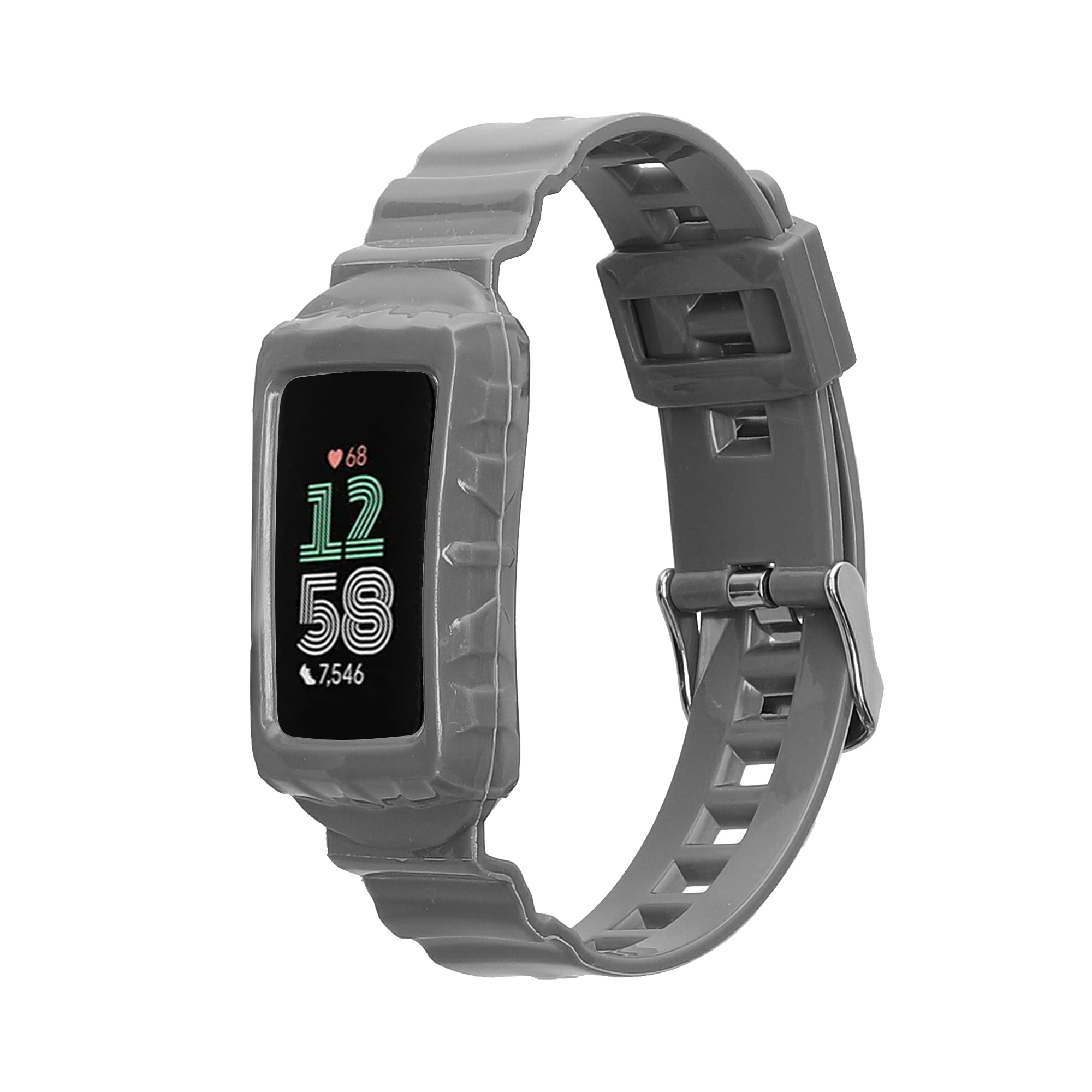 Řemínek na chytré hodinky kwmobile pro Fitbit Charge 6 / Charge 5 - šedá