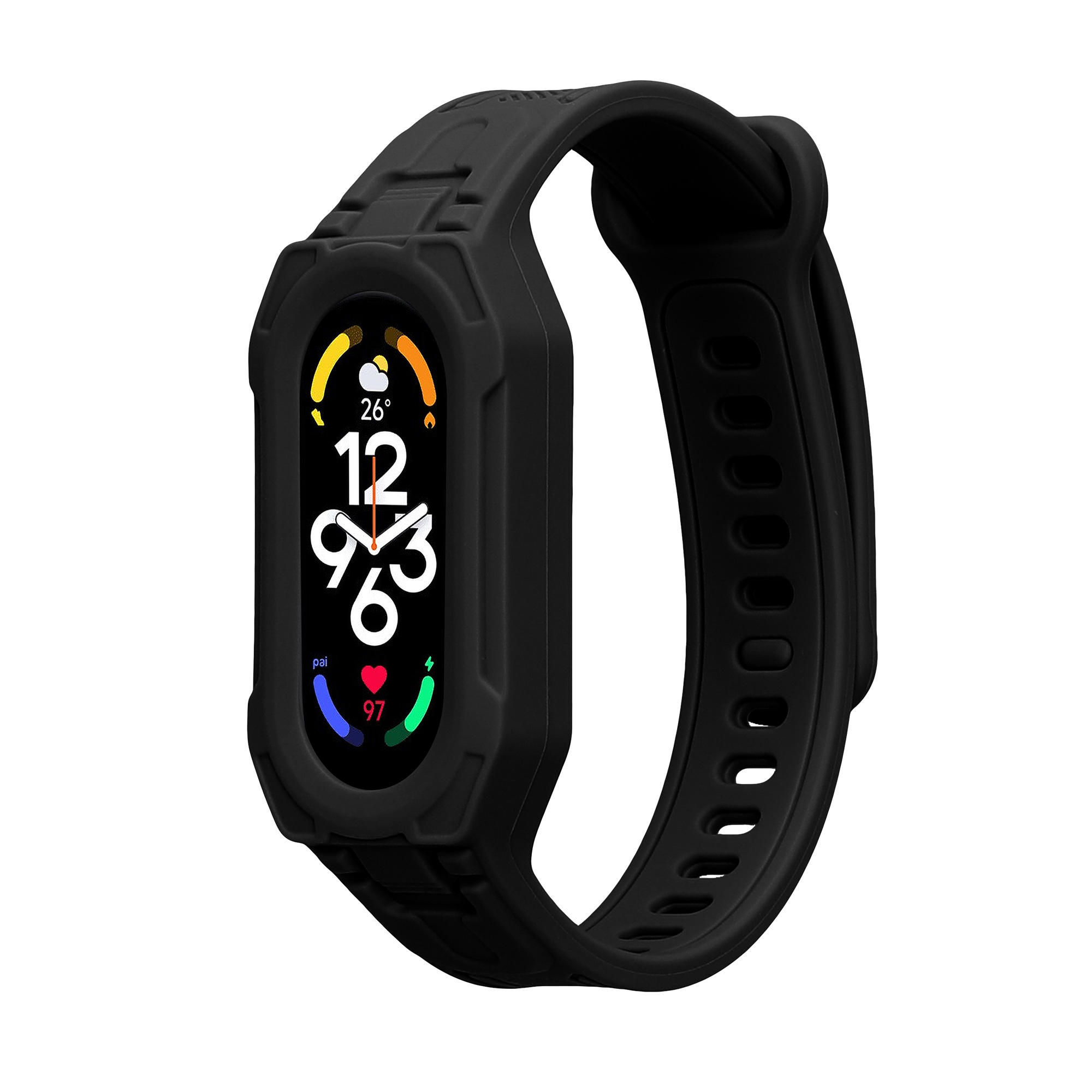Řemínek Xiaomi Smart Band 10 / Smart Band 9 / 8 7 6 5 4 3 kwmobile - černá