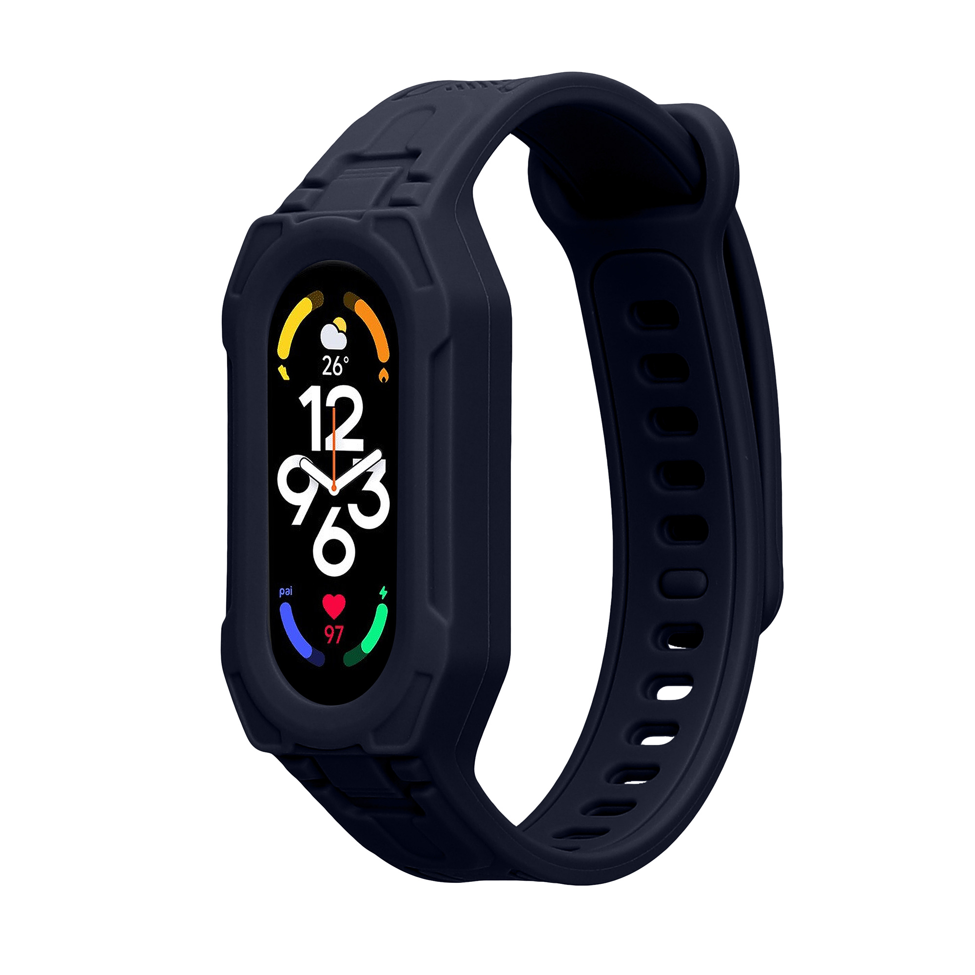 Řemínek Xiaomi Smart Band 10 / Smart Band 9 / 8 7 6 5 4 3 kwmobile - tmavě modrá