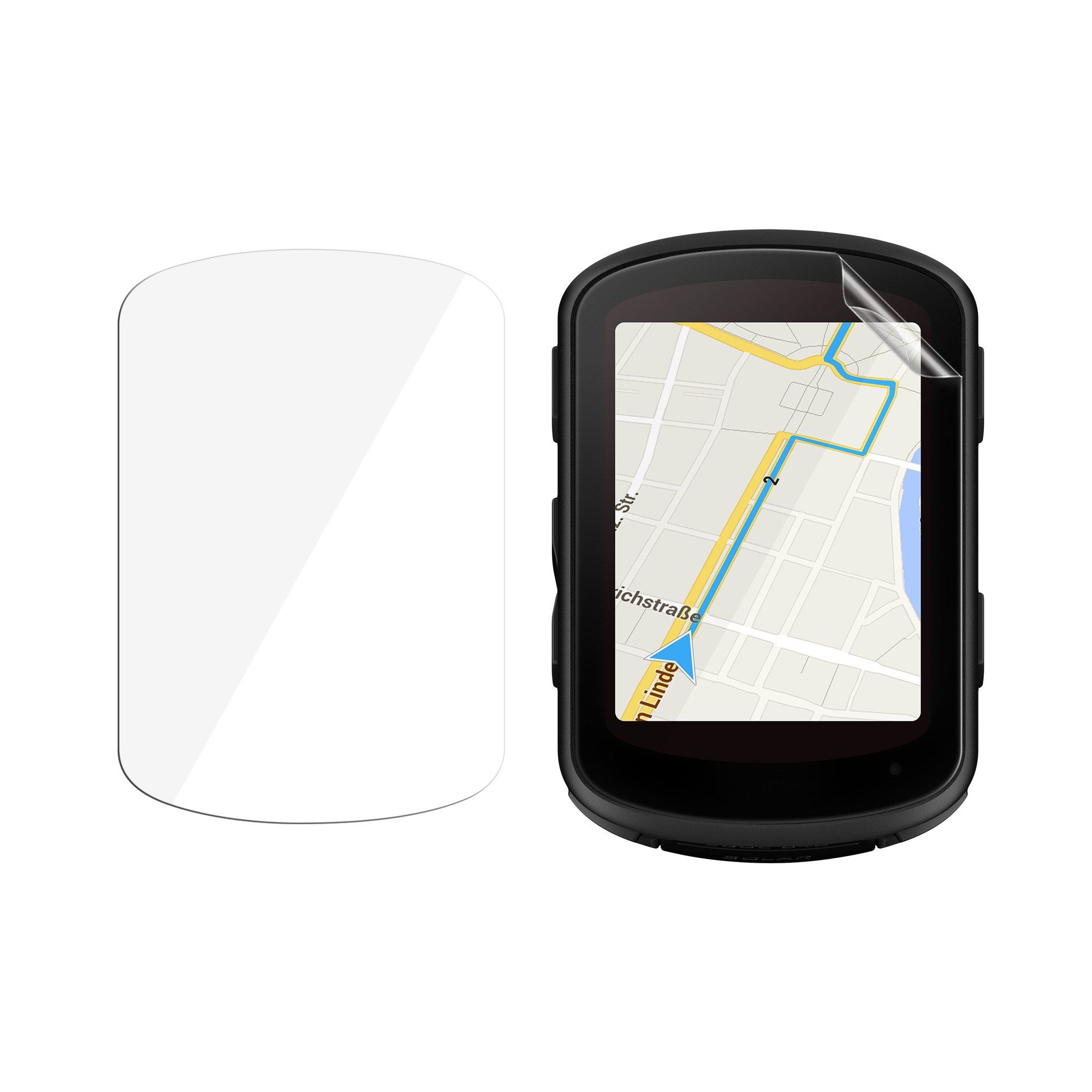 Ochranná fólie cyklo GPS Garmin Edge 840 / Edge 540 kwmobile 2 ks transparentní