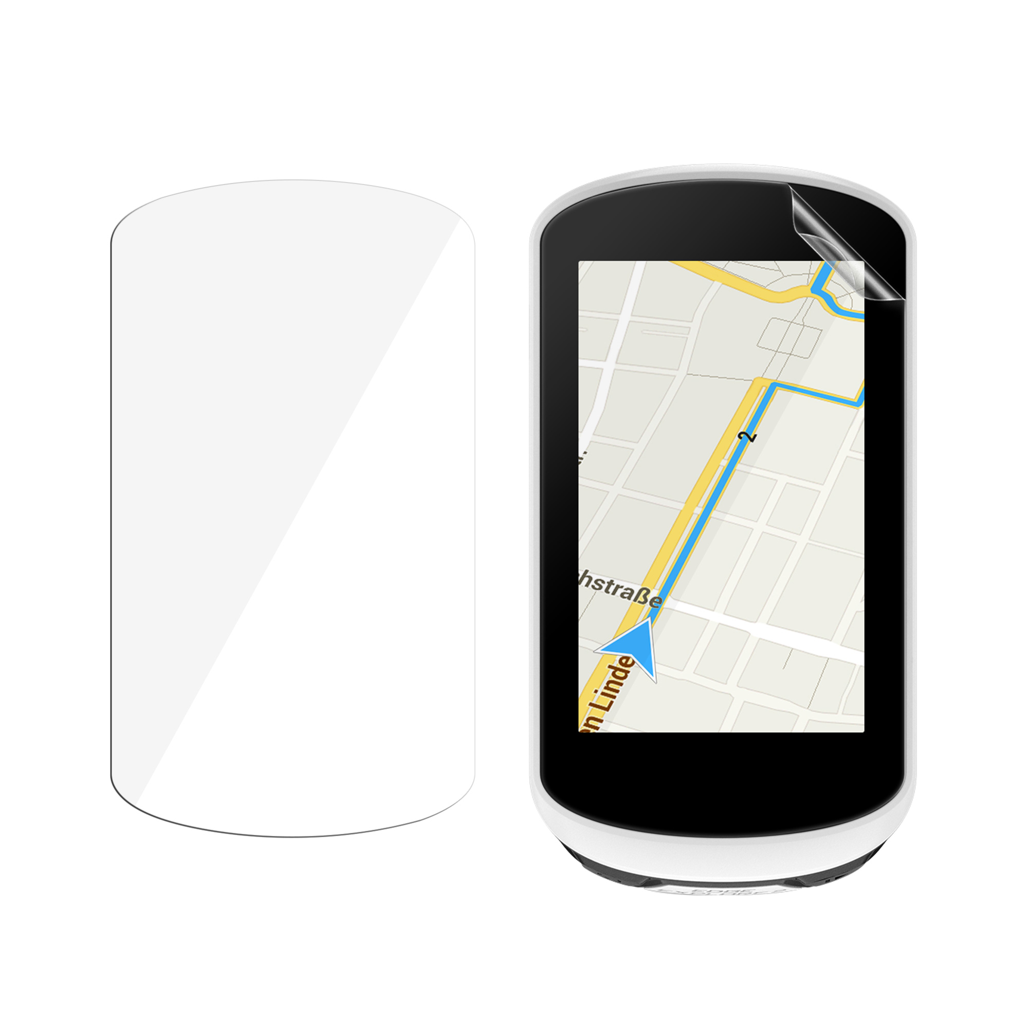 Ochranná fólie cyklo GPS Wahoo ELEMNT Bolt kwmobile 2 ks transparentní