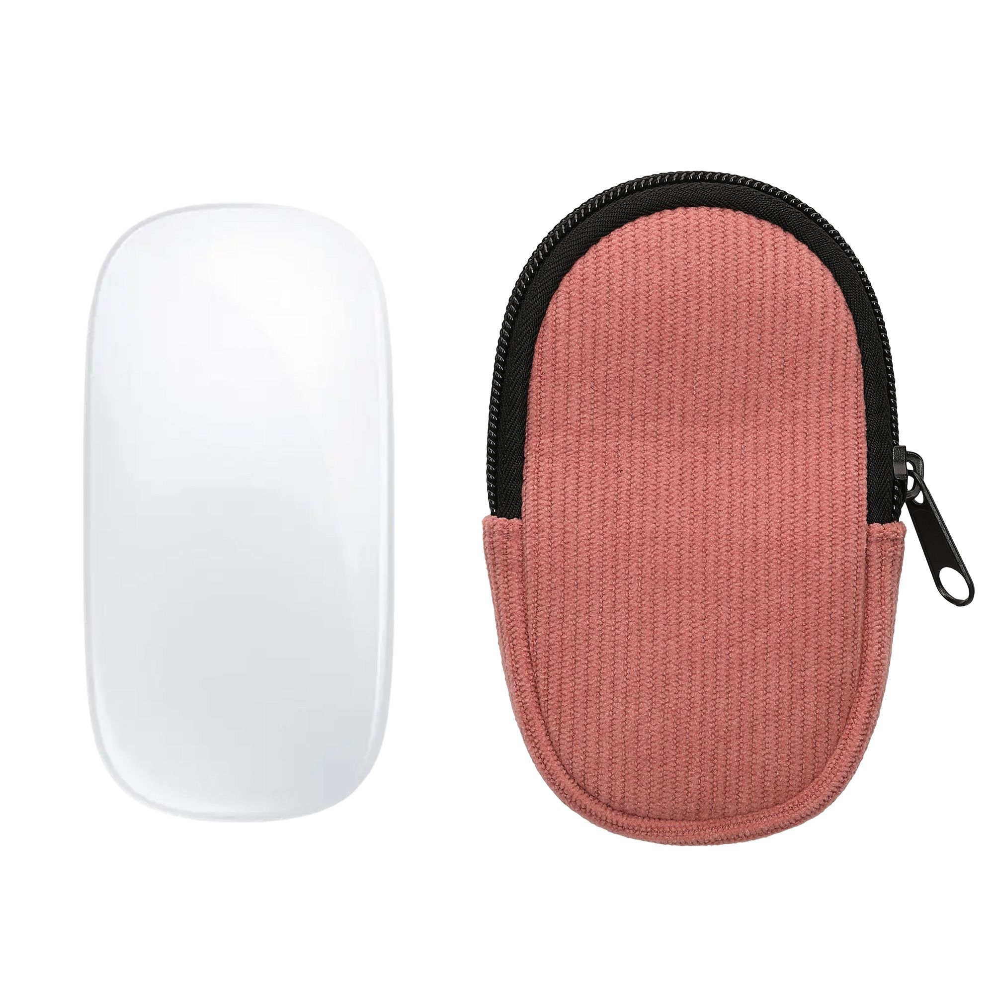 Pouzdro na myš pro Apple Magic Mouse 1 / 2 kwmobile neoprenové - tmavě starorůžová