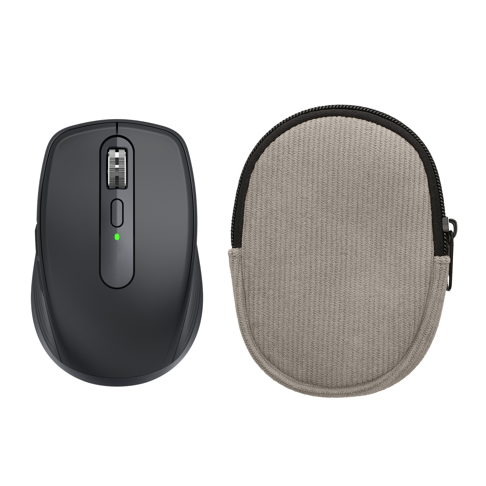 Pouzdro na myš pro Logitech MX ANYWHERE 3 / ANYWHERE 3S kwmobile neoprenové - šedá