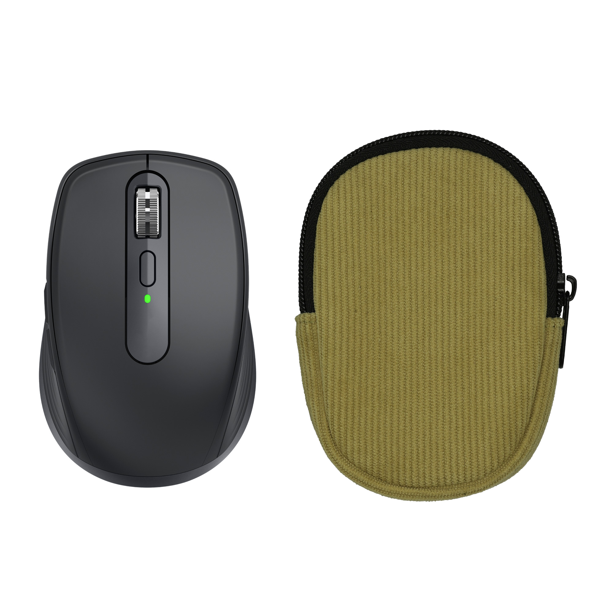 Pouzdro na myš pro Logitech MX ANYWHERE 3 / ANYWHERE 3S kwmobile neoprenové - zelená