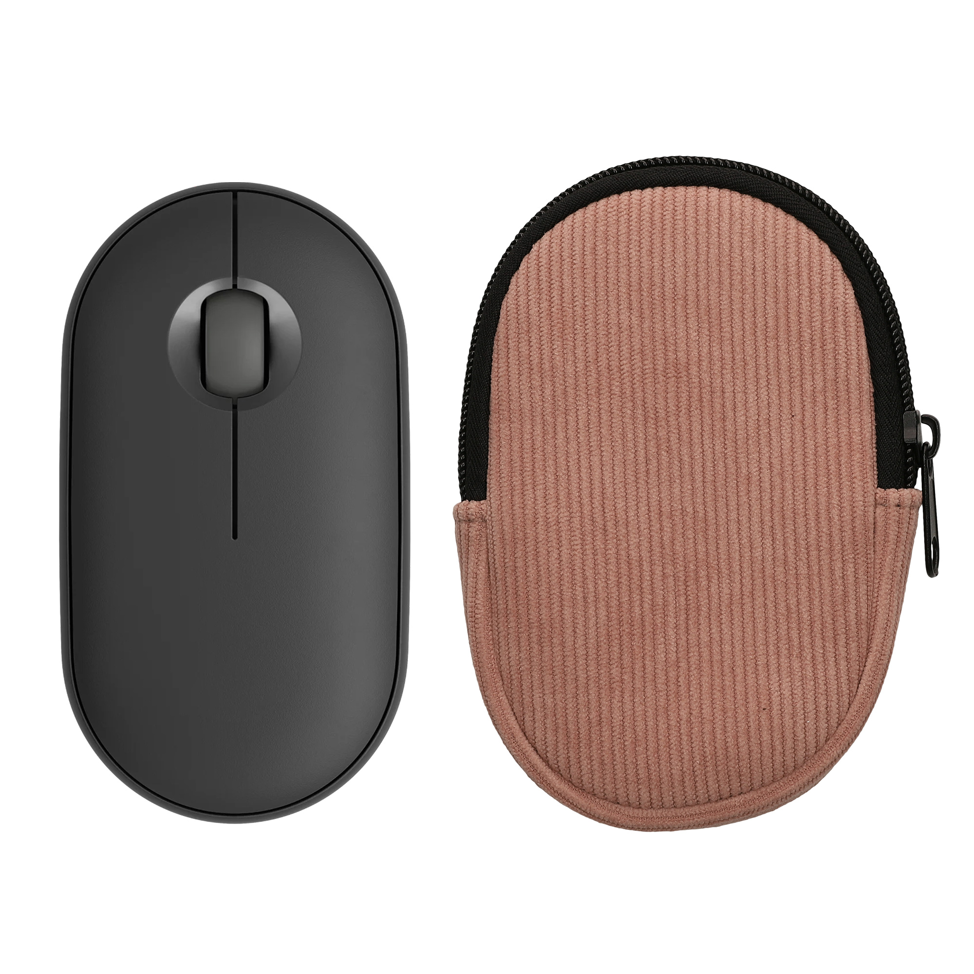 Pouzdro na myš pro Logitech Pebble Mouse 2 M350s / M350 kwmobile neoprenové - starorůžová