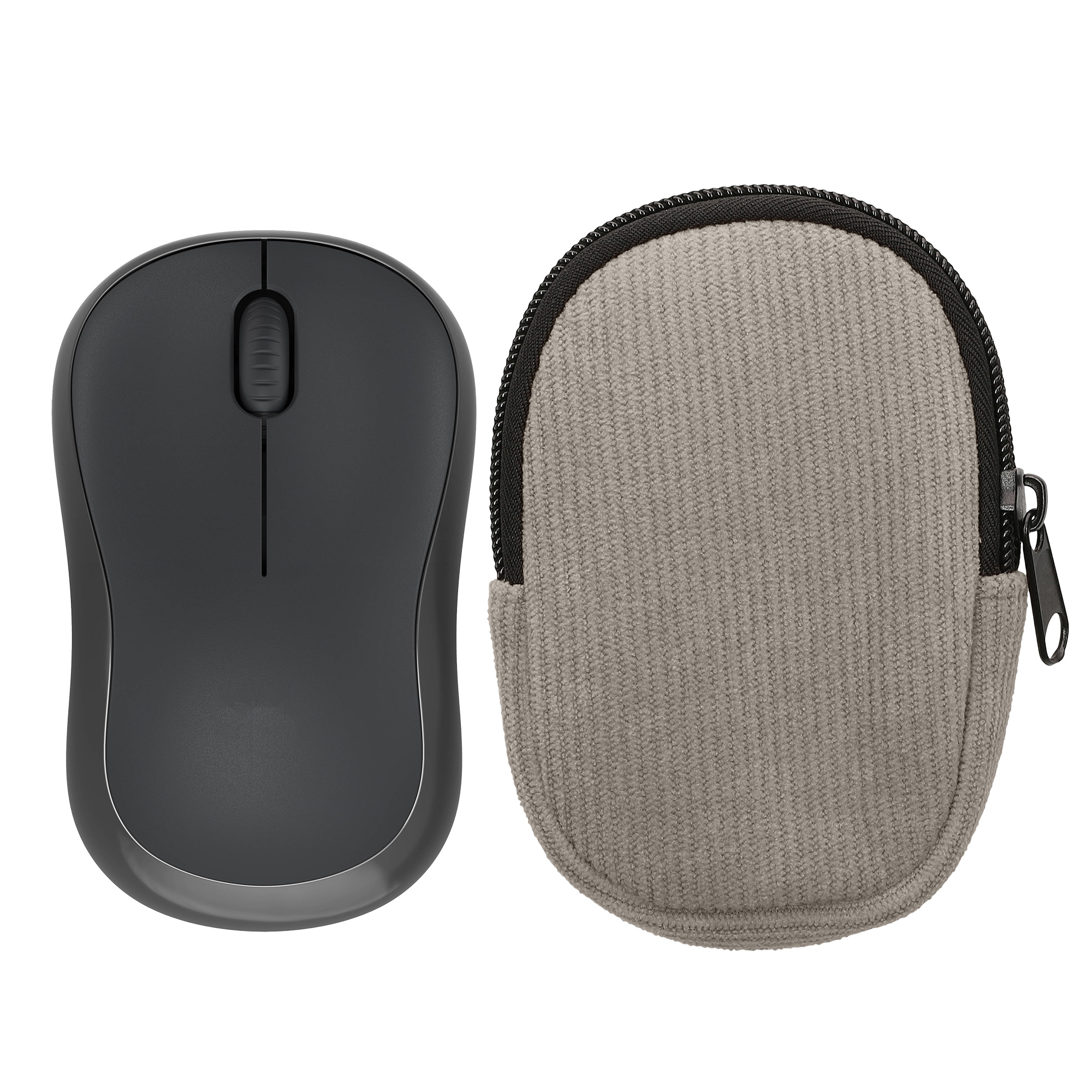 Pouzdro na myš pro Logitech M240 SILENT / M325S kwmobile neoprenové - šedá