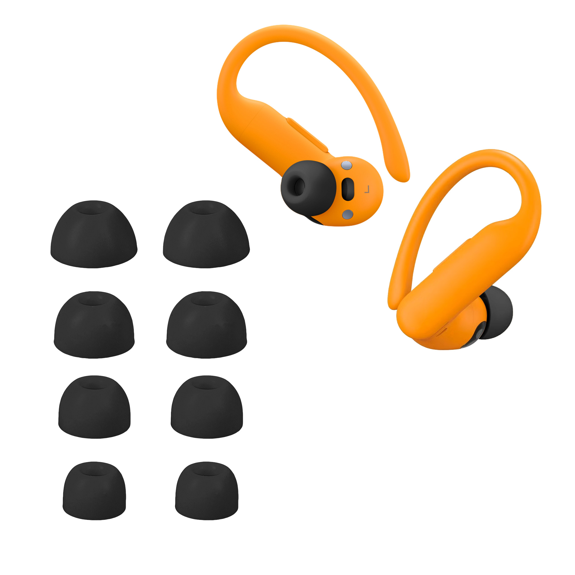 Silikonové špunty náhradní sluchátka Beats Powerbeats Pro 2 8 ks kwmobile