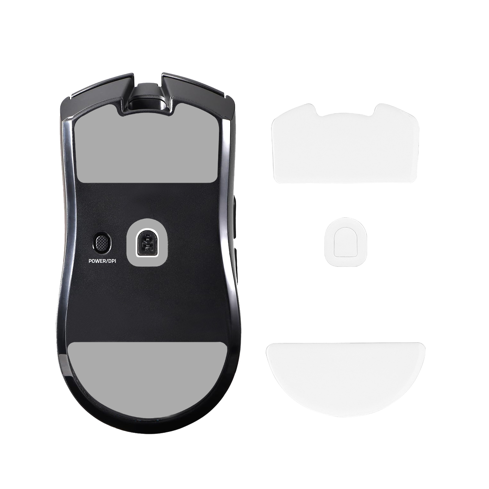 Kluzáky na myš kwmobile pro Razer Viper V3 Pro - bílá