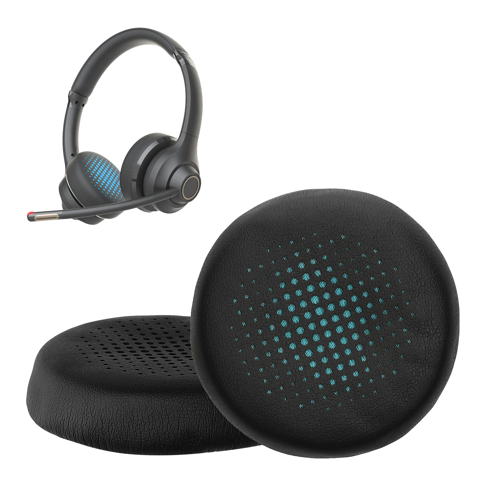 2x Náušníky na sluchátka kwmobile pro Jlab Go Work Gen 2 Ear Pads - černá