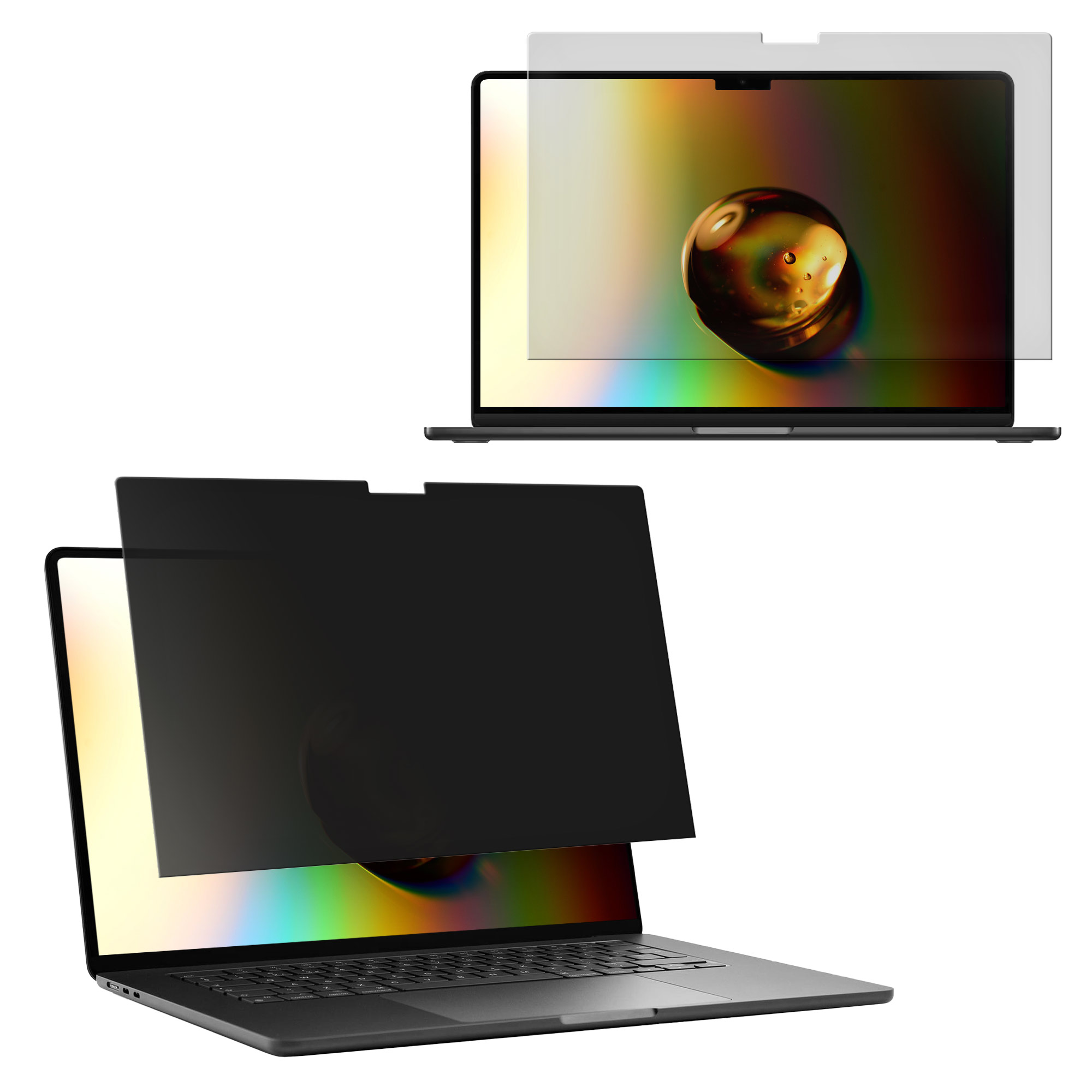Privacy fólie na notebook kwmobile pro Apple Macbook Air 15 2023 M2 (A2941)