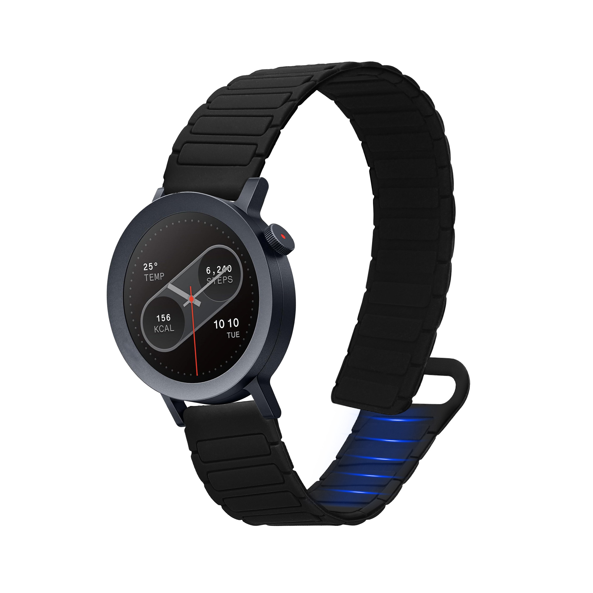 Řemínek na hodinky kwmobile silikonový pro CMF Watch Pro 2 / Watch Pro 1, černá
