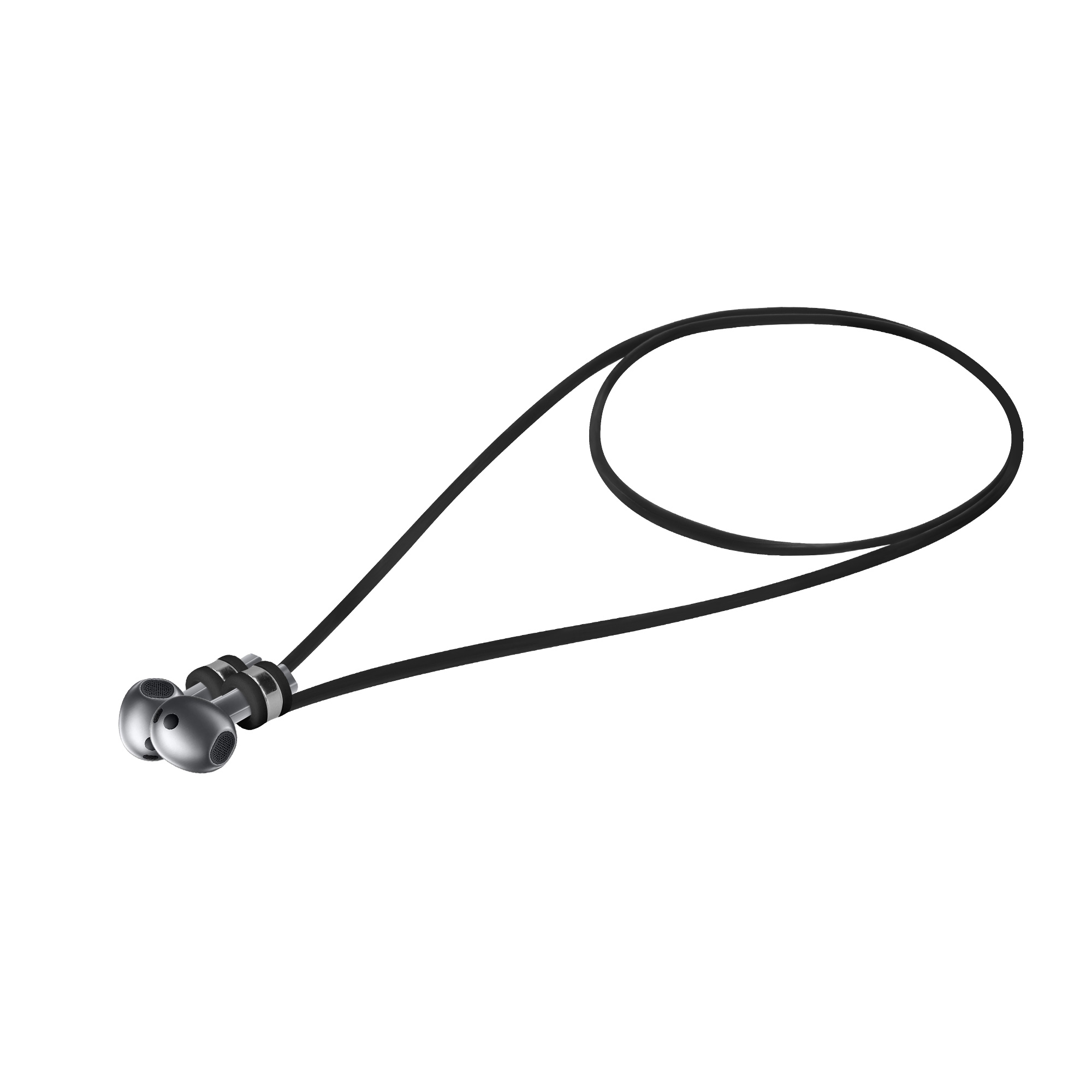 Šňůrka na sluchátka Samsung Galaxy Buds 3 / Soundcore P20i / Wave Beam / Fun Air Pro 4 kwmobile černý