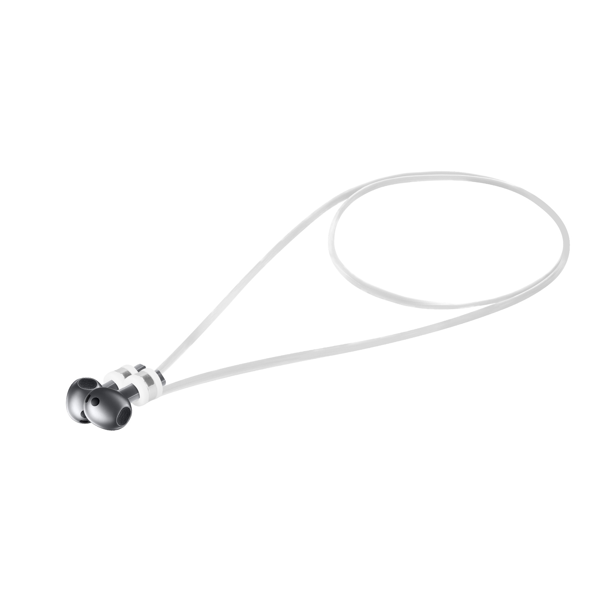 Šňůrka na sluchátka Samsung Galaxy Buds 3 / Soundcore P20i / Wave Beam / Fun Air Pro 4 kwmobile bílý