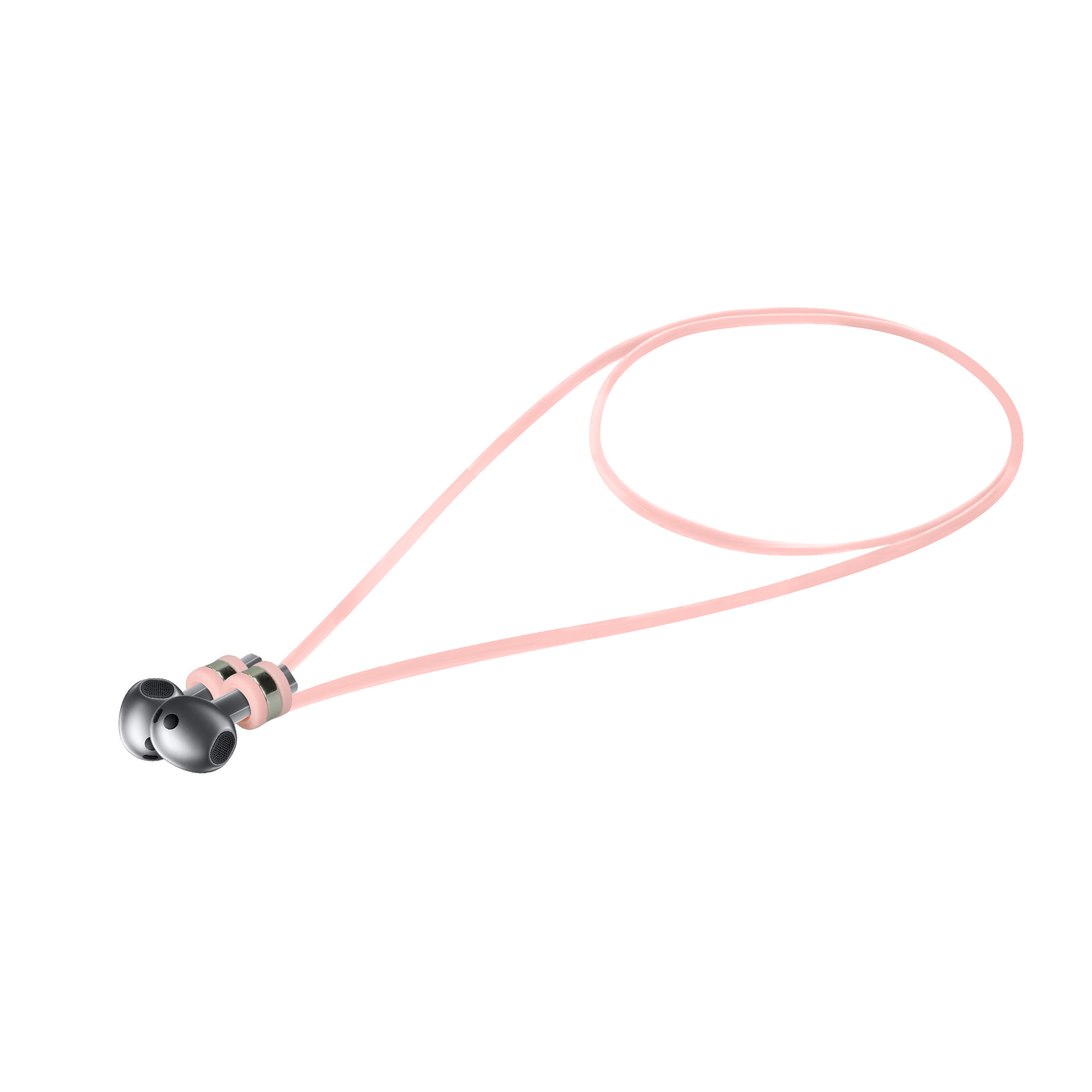 Šňůrka na sluchátka Samsung Galaxy Buds 3 / Soundcore P20i / Wave Beam / Fun Air Pro 4 kwmobile pudrově růžový