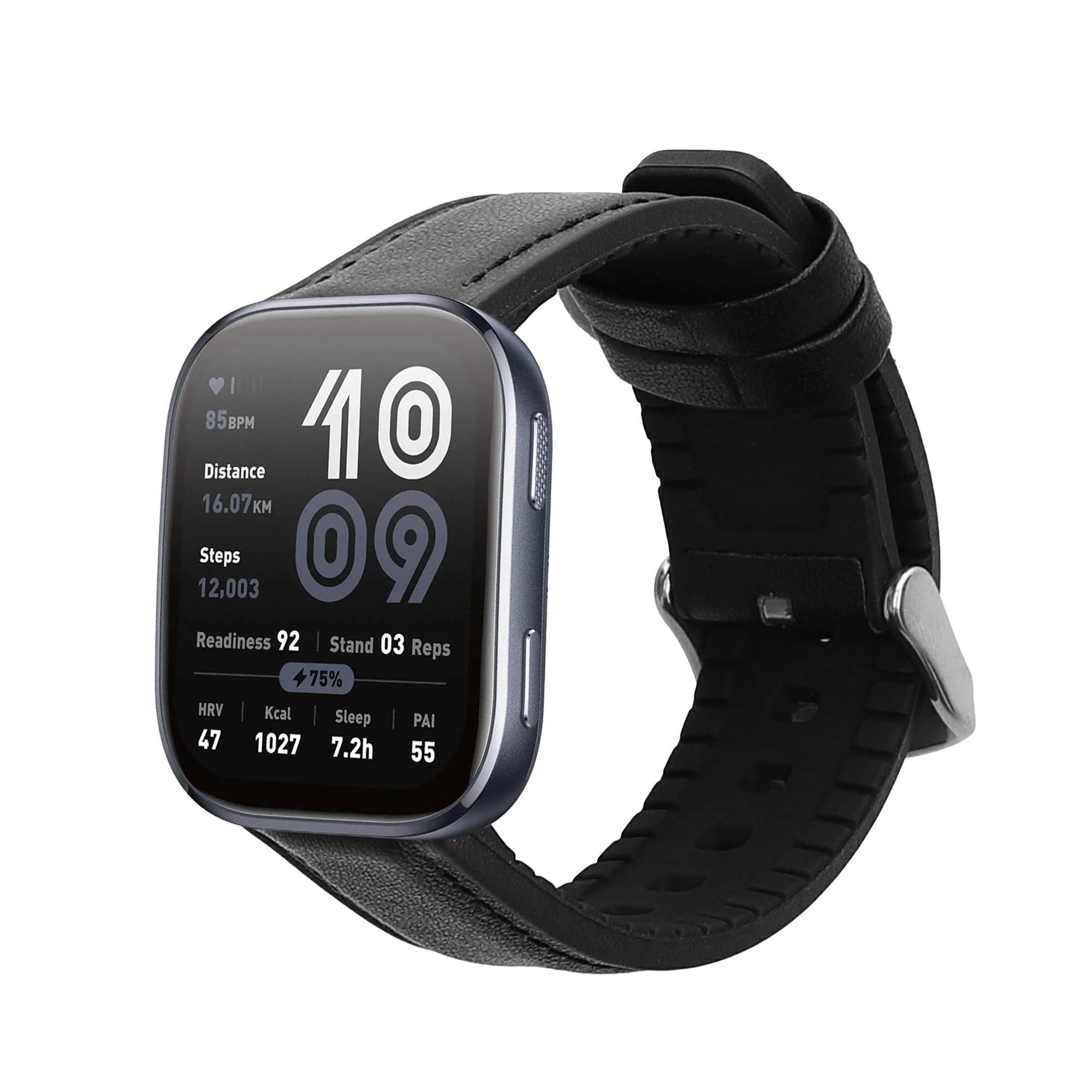Řemínek 22mm Amazfit Bip 6/Bip 5 Unity/Bip 5/GTS 3/Balance 2... 22mm kwmobile TPU černý