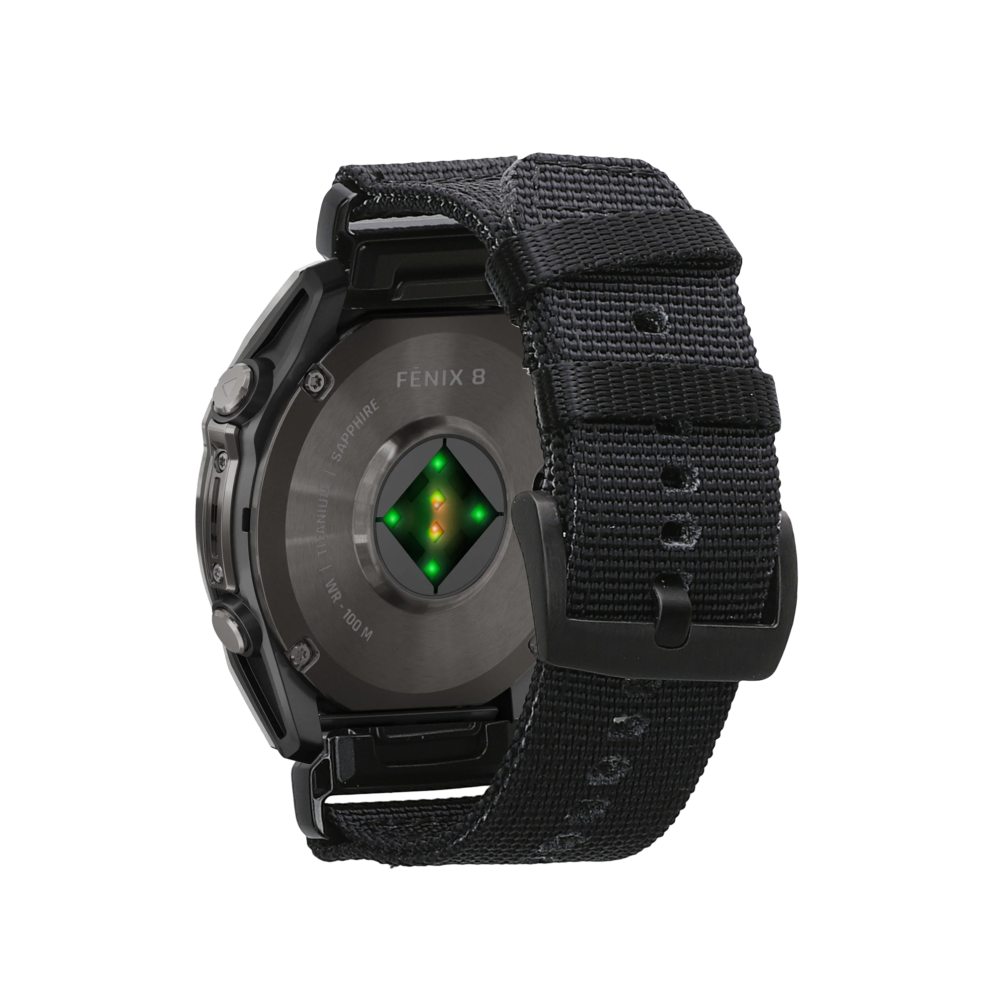 Řemínek Garmin 22mm Fenix 8 47mm/Tactix 8 47mm/Instinct 45mm... 22mm kwmobile nylon černý