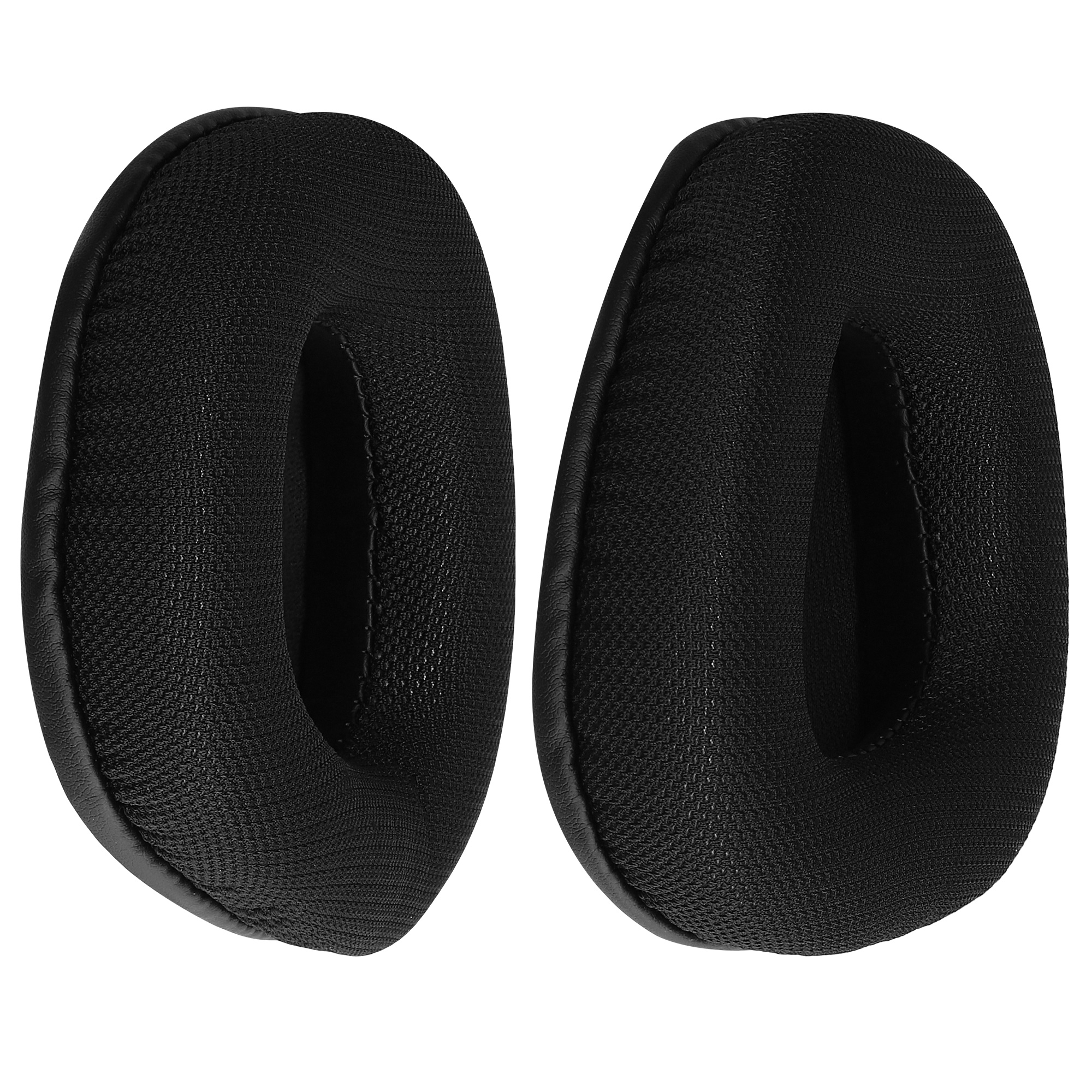 Náušníky kwmobile pro Corsair Void v2 / Void Elite Surround / Void Pro - 2 ks, černá