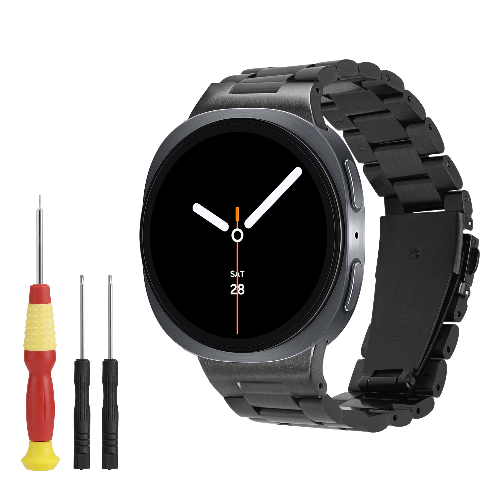 Řemínek na hodinky Galaxy Watch 8 Galaxy / Galaxy Watch 8 Classic 46mm Strap kwmobile černý