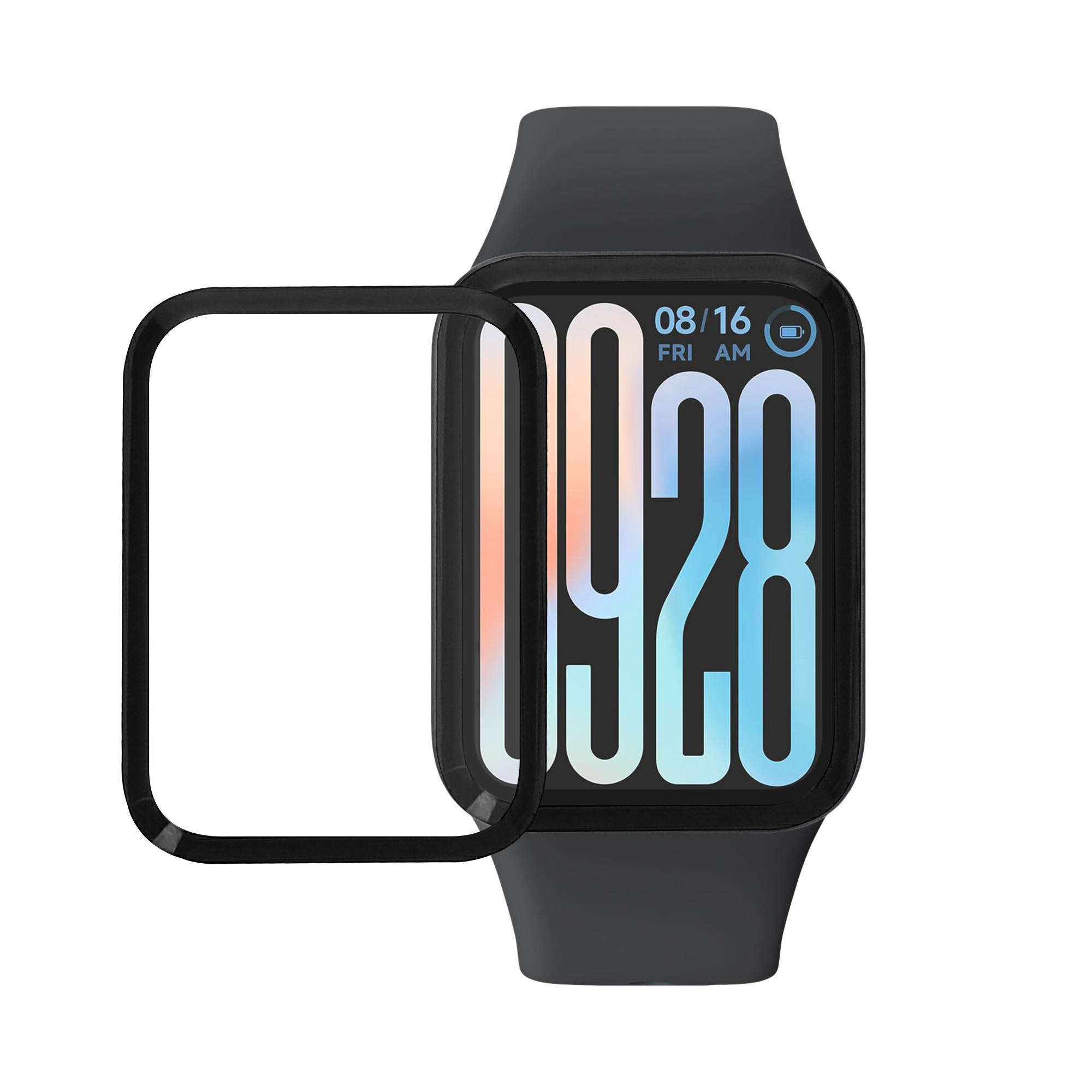 2x Ochranná fólie Xiaomi Smart Band 9 Pro kwmobile - 2x smart watch protector anti-fingerprint