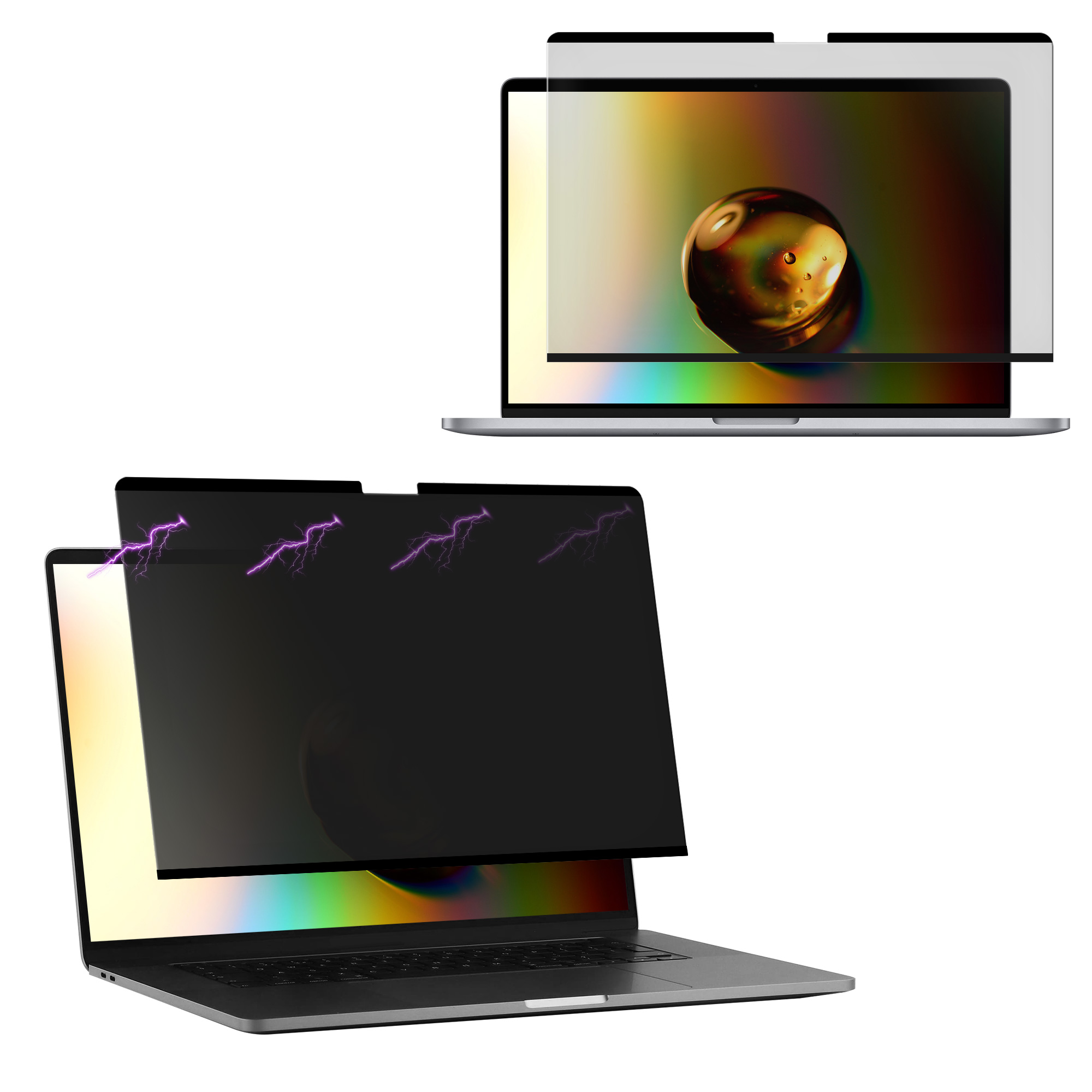 Privacy fólie na notebook kwmobile pro Apple MacBook Pro 16" (2019) A2141