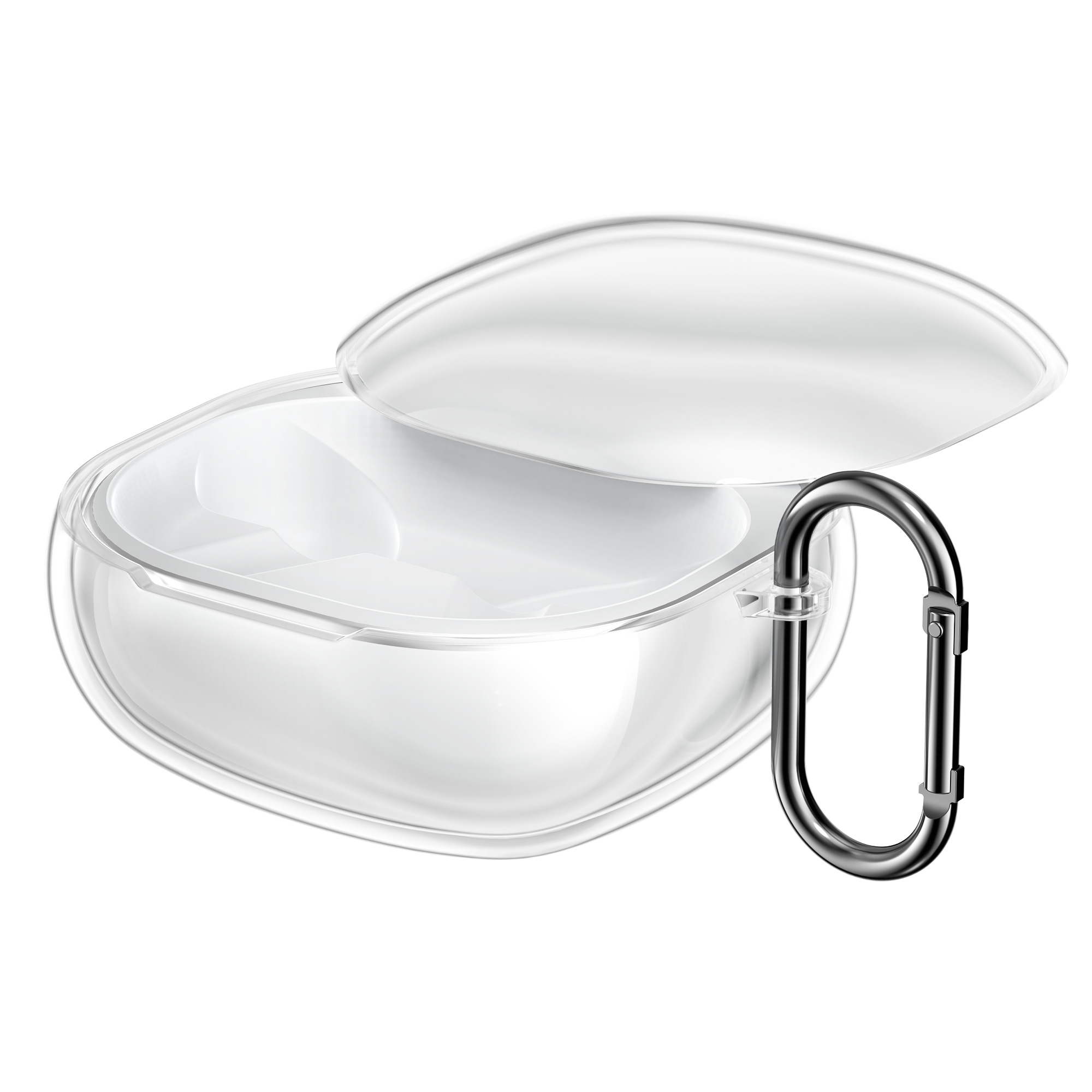 Pouzdro kwmobile pro Anker Soundcore Liberty 5 Case, transparentní