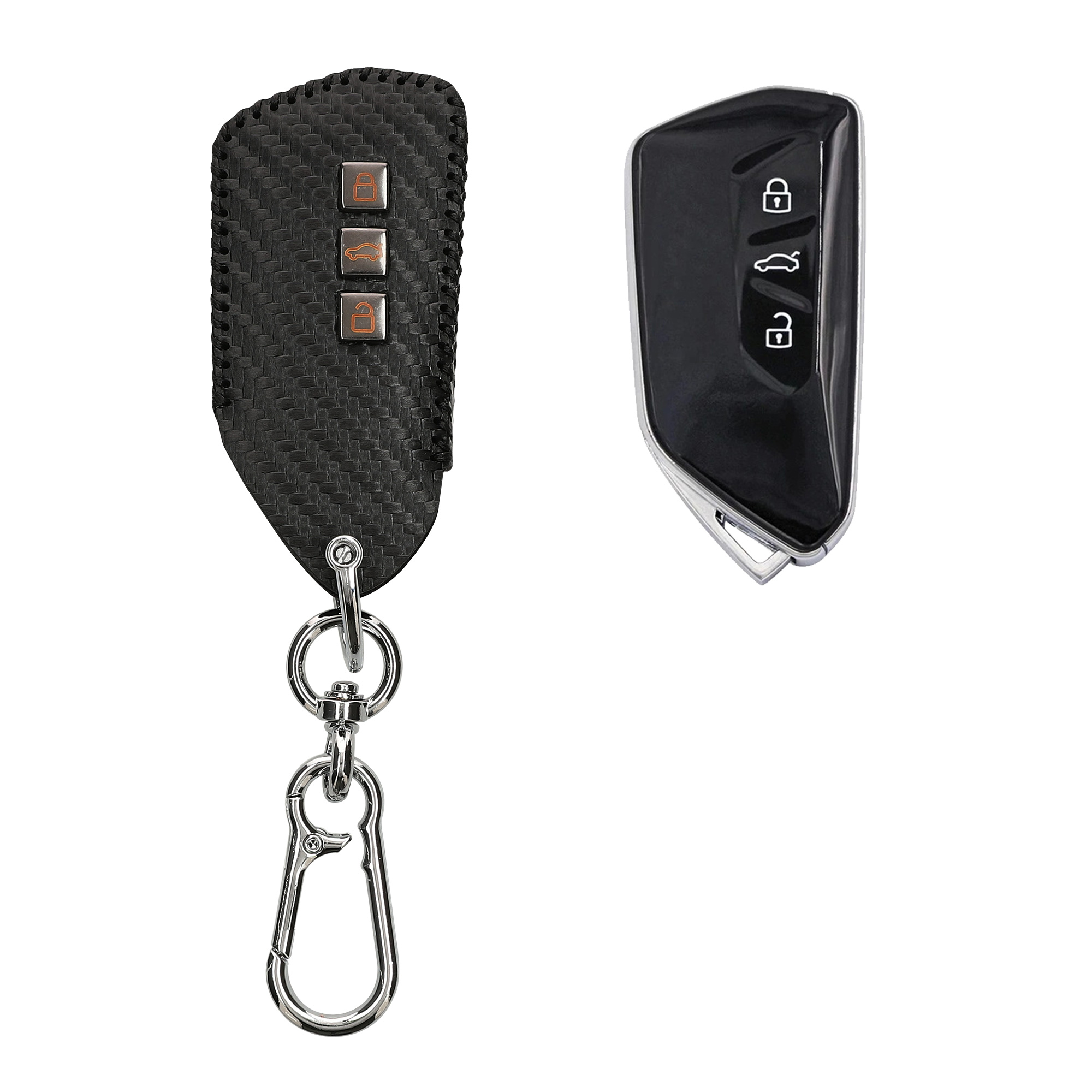 Pouzdro na klíč od auta kwmobile pro VW Golf 8, ID.3/ID.4/ID.5/ID.7, Seat/Škoda/Cupra