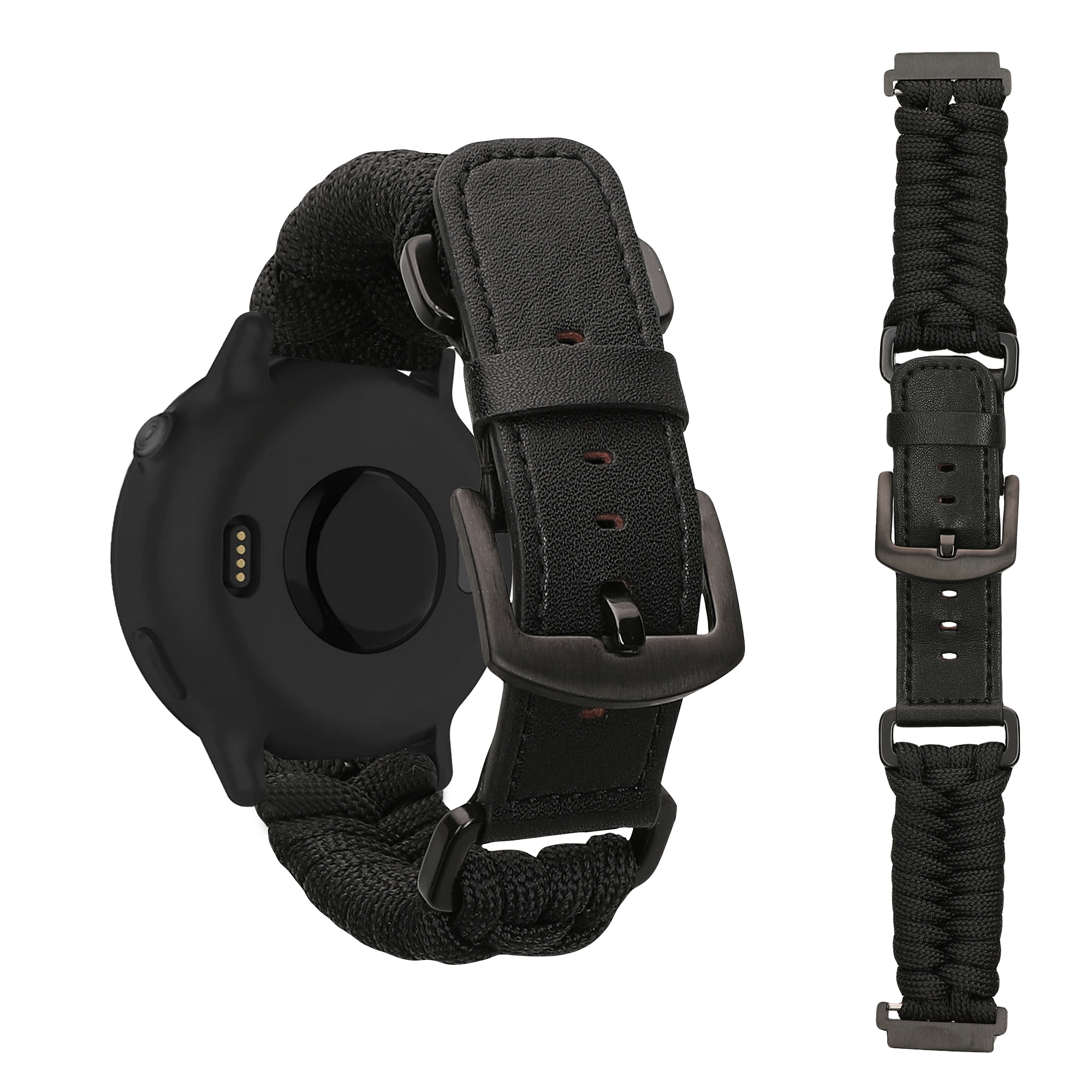 Řemínek kwmobile pro Garmin Vivoactive 6 / Vivoactive 5 / Venu Sq / Amazfit GTS / Bip 3 - černá