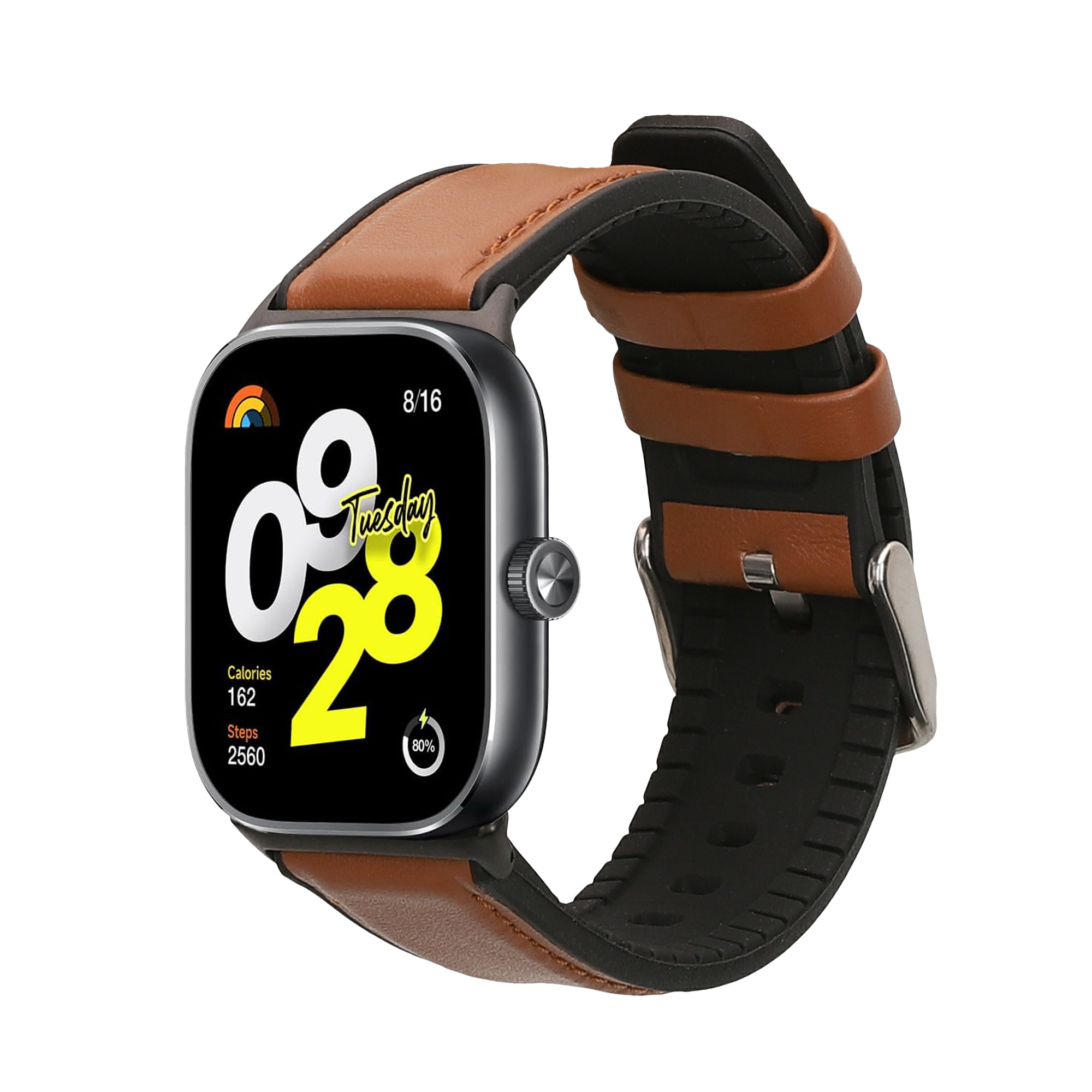 kwmobile řemínek k hodinkám Redmi Watch 5 & 4 / Smart - hnědá / černá