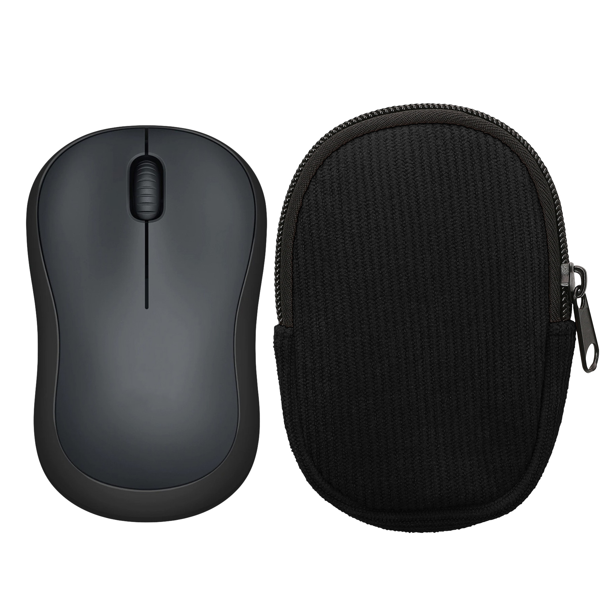 Pouzdro na myš pro Logitech M220 SILENT / M235 / M185 kwmobile neoprenové - černá