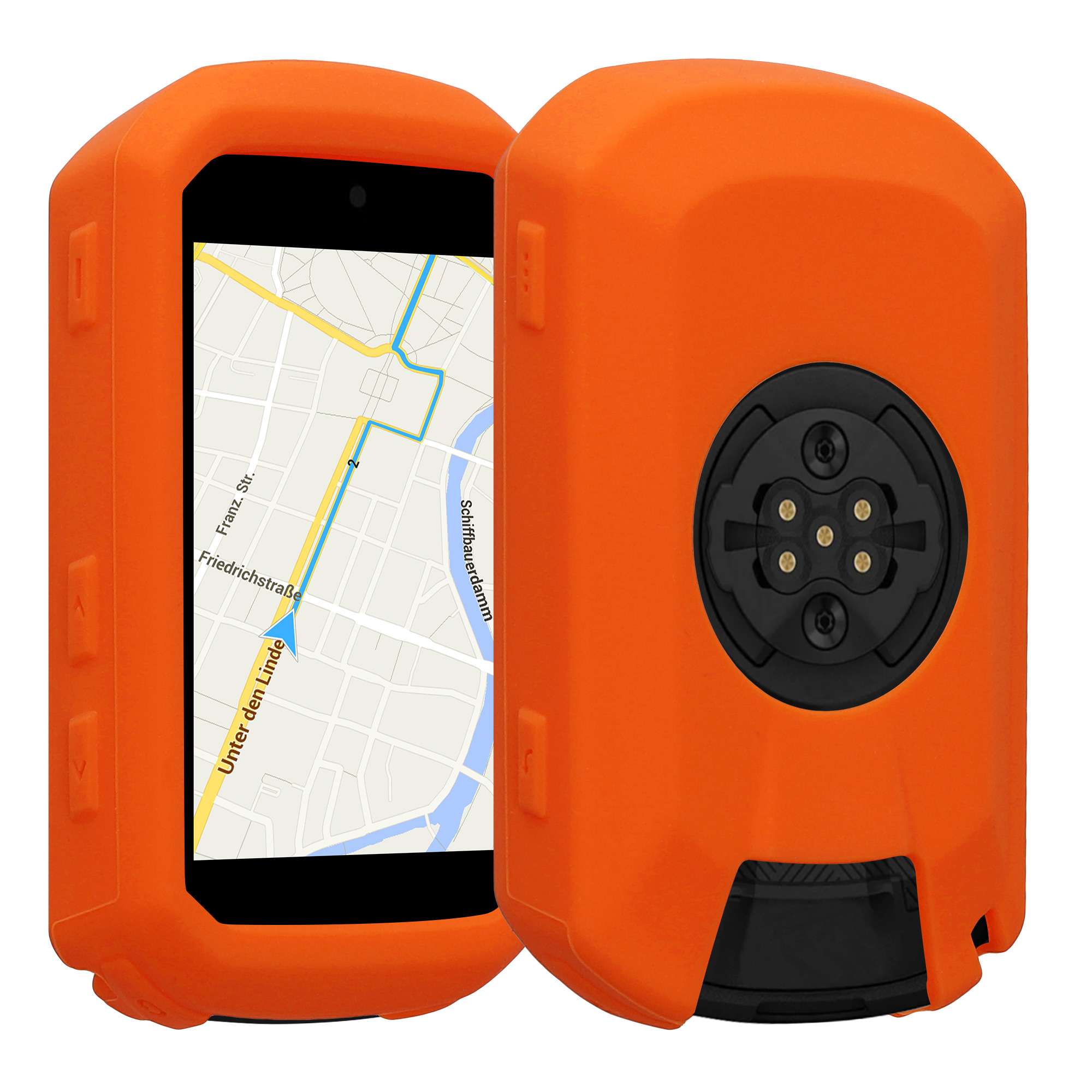 Silikonové pouzdro cyklo GPS Garmin Edge 850 / 550 kwmobile černá
