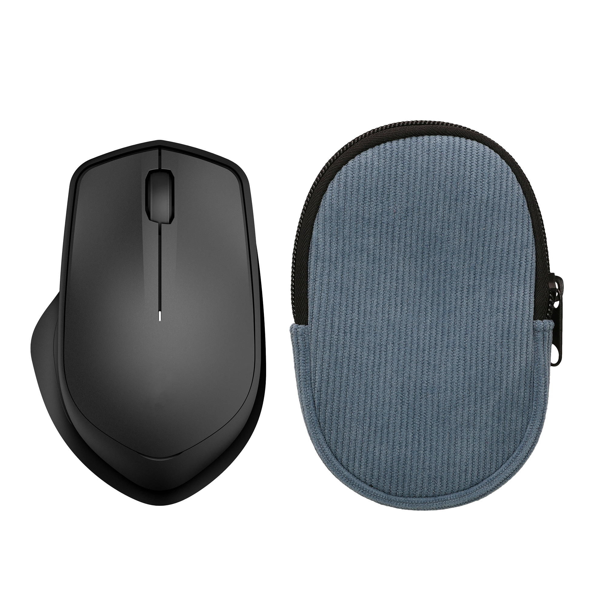 Pouzdro na myš pro HP 280M Silent / Logitech M705 kwmobile neoprenové - vintage modrá