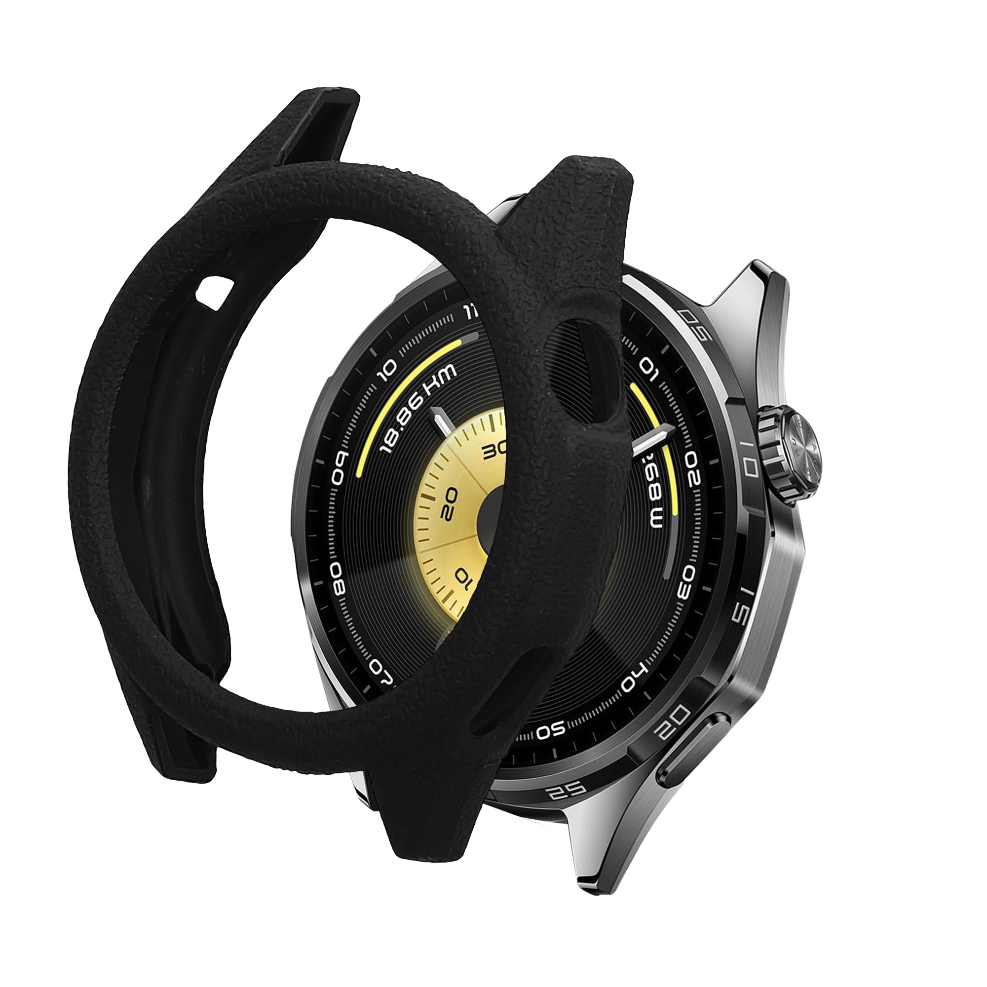 Pouzdro na chytré hodinky s ochranou hran pro Huawei Watch GT6 46mm kwmobile TPU - černá