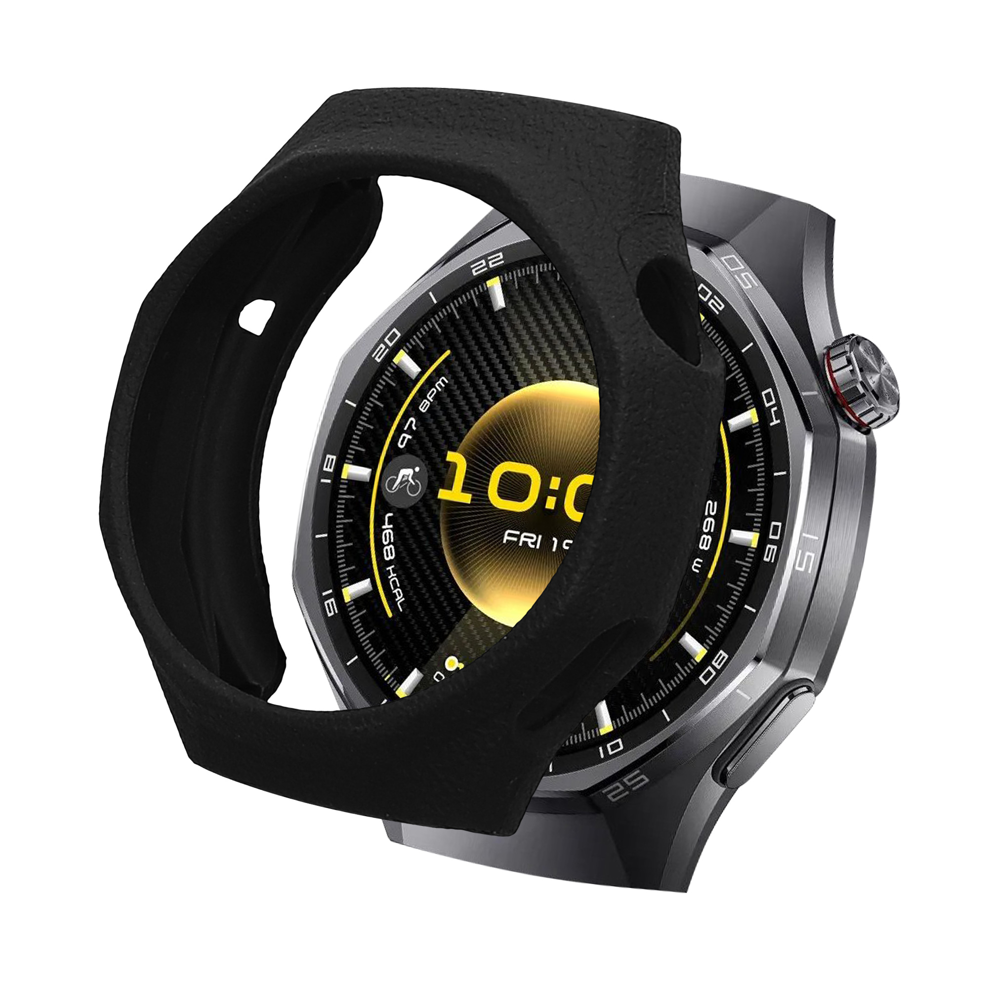 Pouzdro na chytré hodinky s ochranou hran pro Huawei Watch GT6 Pro 46mm kwmobile TPU - černá