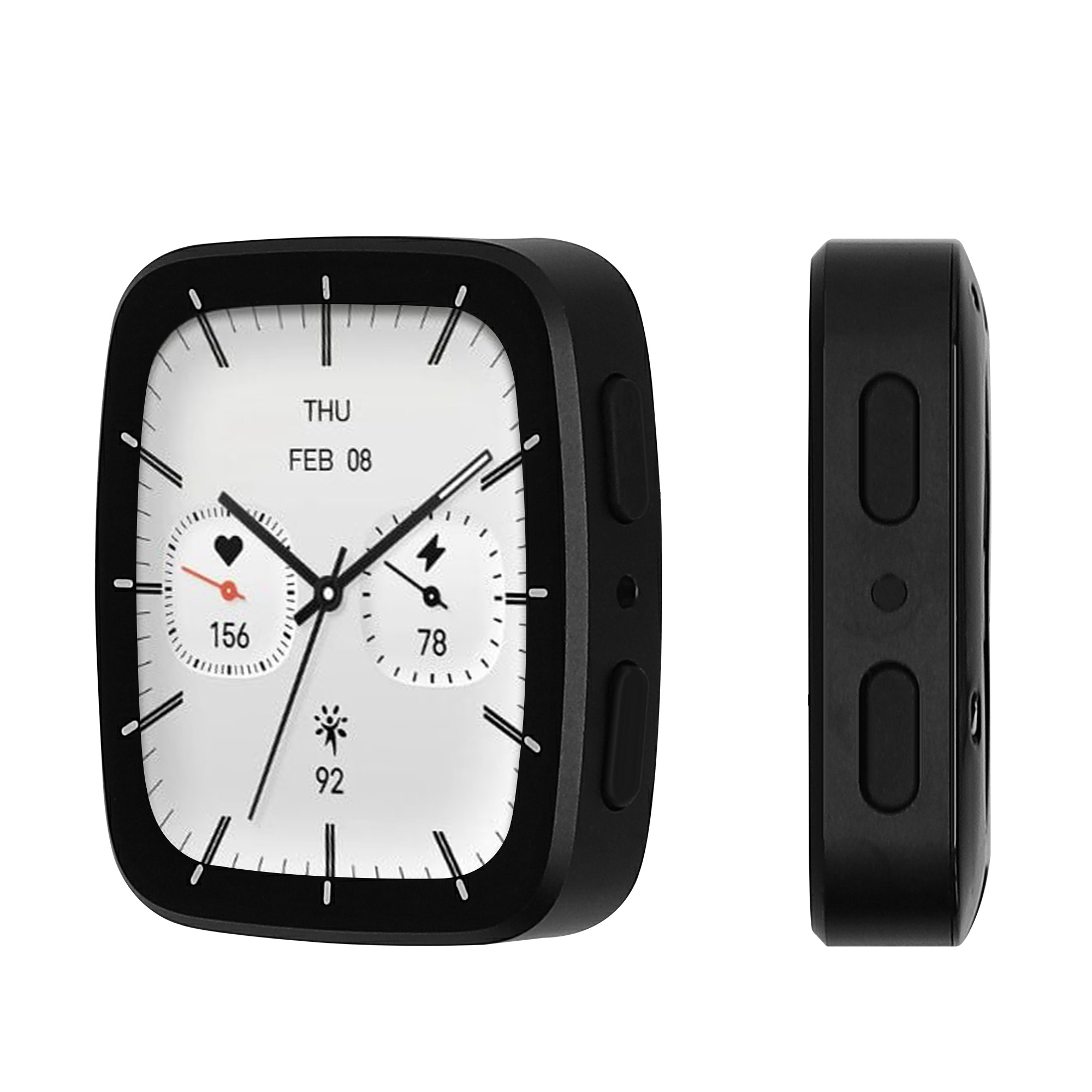 Kovové pouzdro pro Amazfit Active 2 Square kwmobile - černá