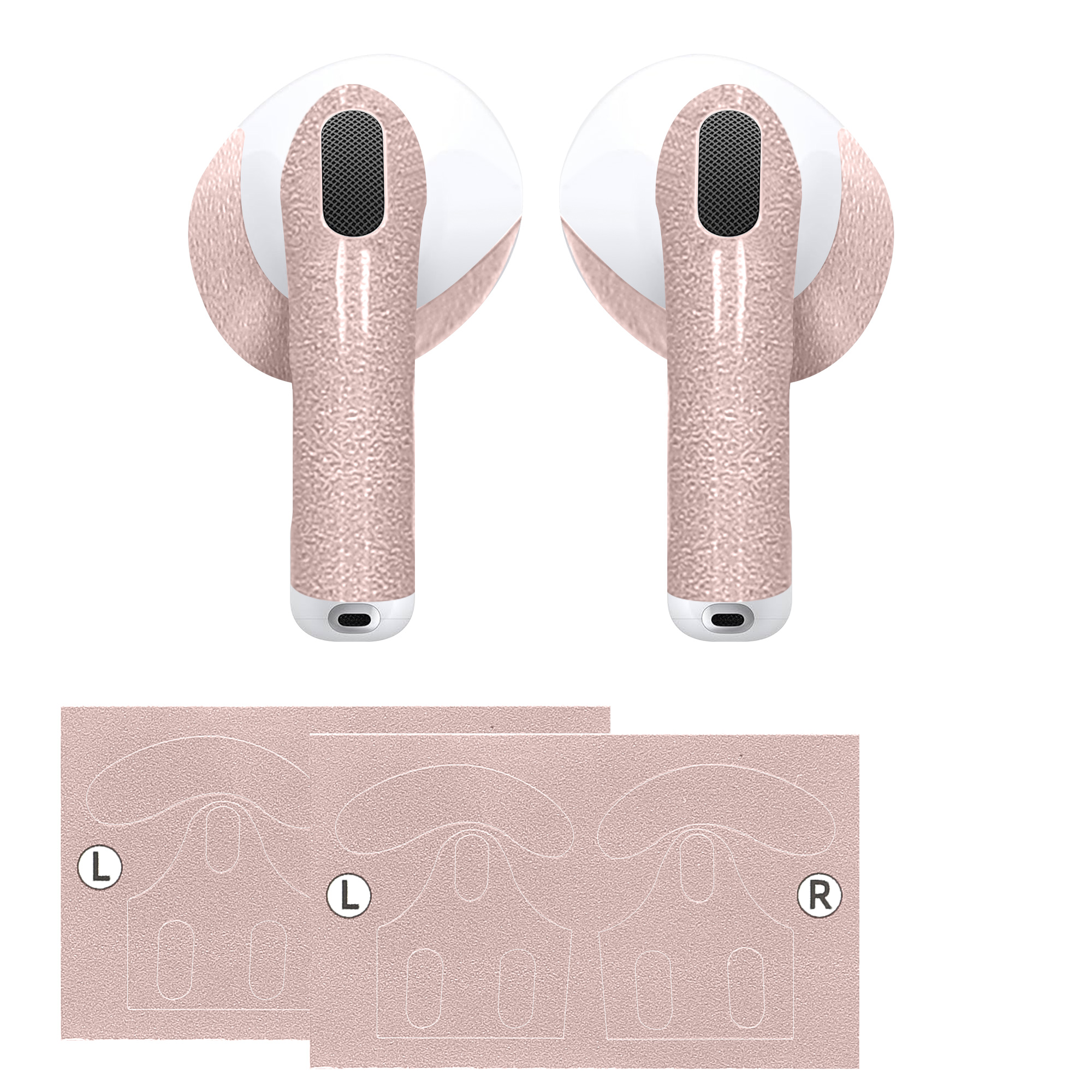Nálepka na sluchátka pro Apple Airpods 4 Sticker Wrap kwmobile - Tone92