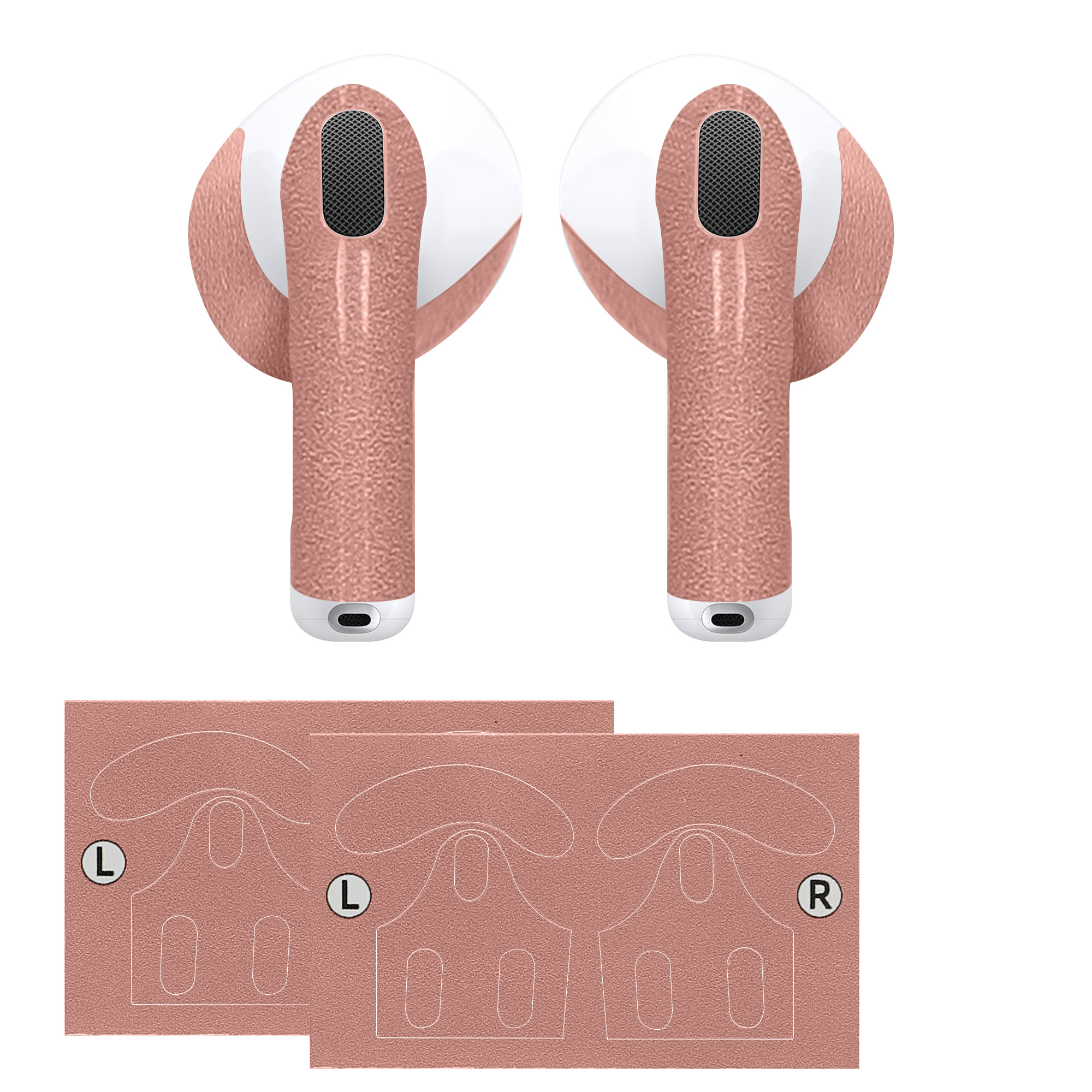 Nálepka na sluchátka pro Apple Airpods 4 Sticker Wrap kwmobile - Tone59