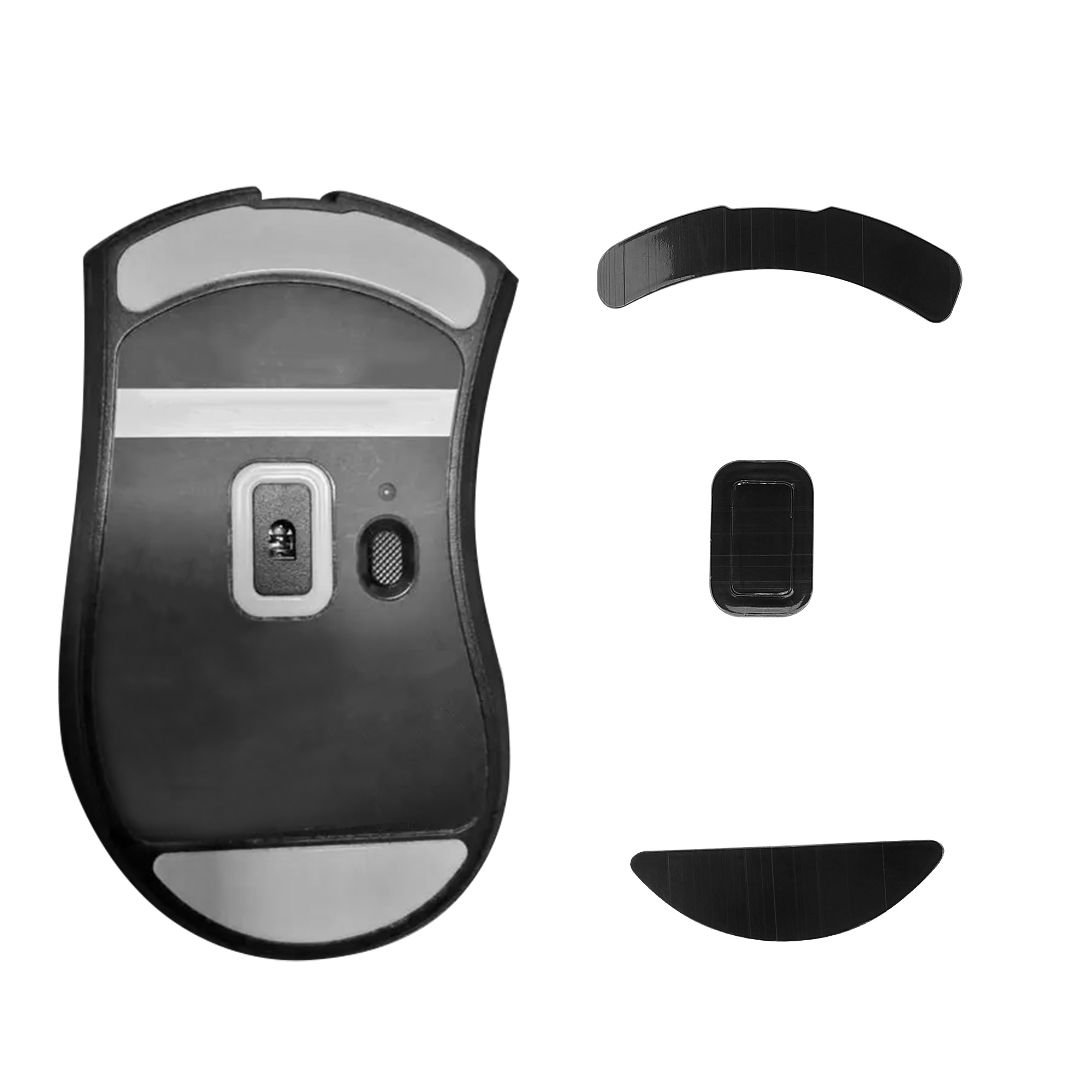 Náhradní nožičky na myš pro Razer DeathAdder V2 Computer Mouse Skates Sticker kwmobile - černá