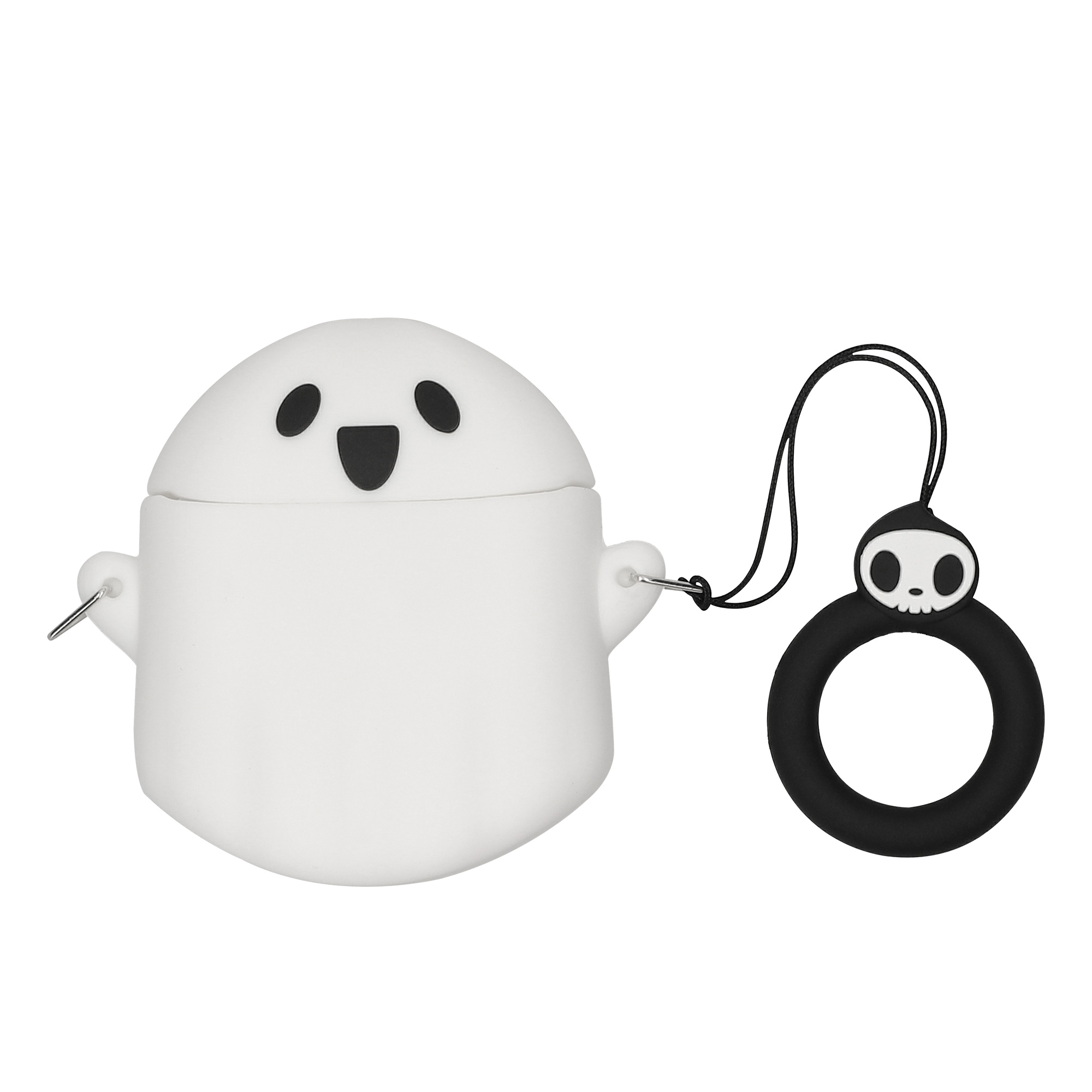 Silikonové pouzdro kwmobile pro Google Pixel Buds Pro 2 - bílá / černá