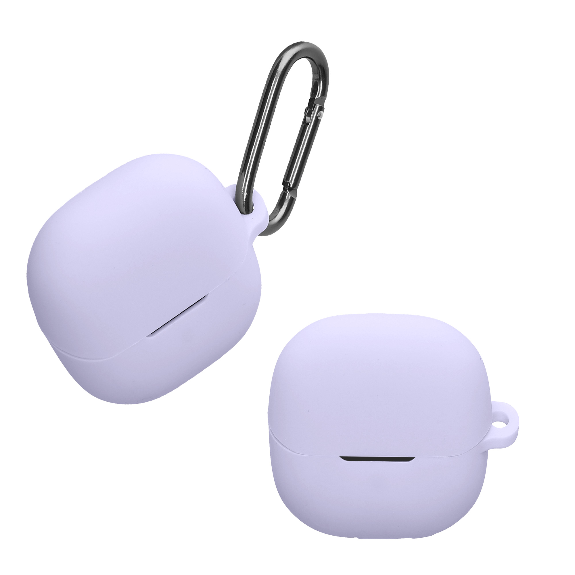 Obal pro Xiaomi Buds 6 kwmobile s karabinou silikonové - levandulová