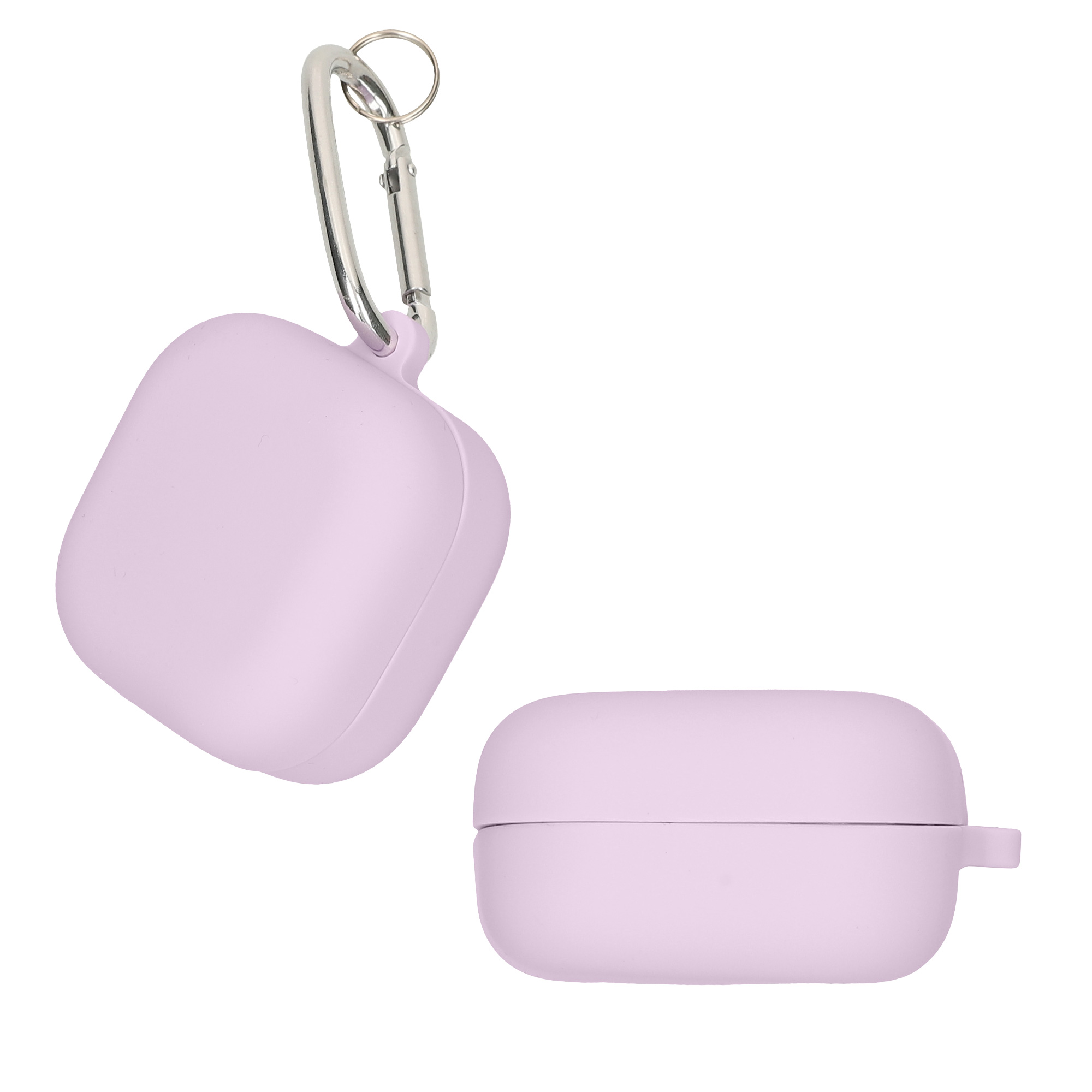 Silikonové pouzdro na sluchátka Samsung Galaxy Buds 4 / Galaxy Buds 4 Pro Case kwmobile levandulový