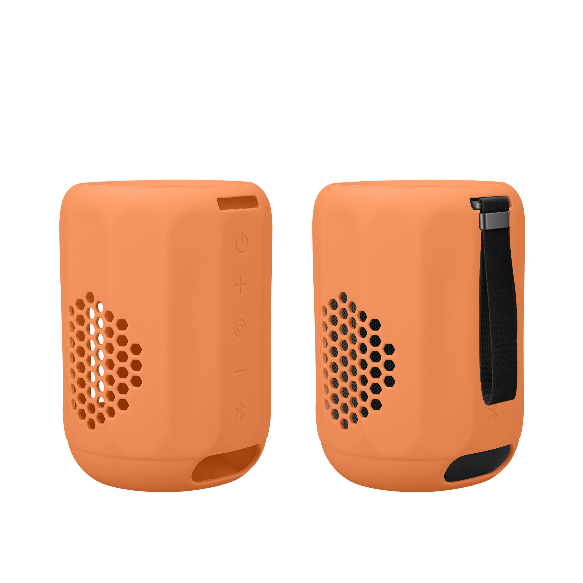 Silikonové pouzdro pro Xiaomi Bluetooth Speaker Mini kwmobile - obal fólie oranžová