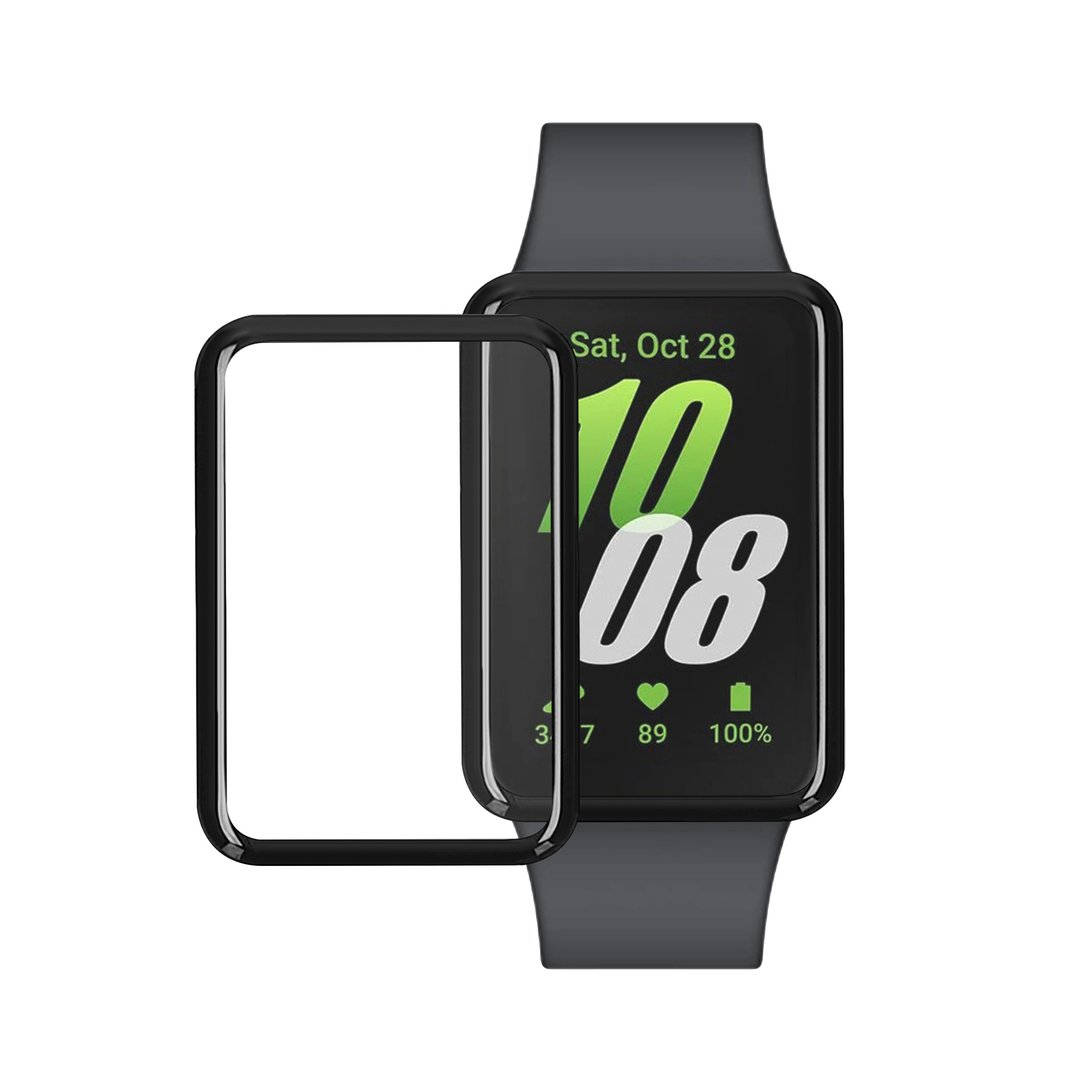Ochranná fólie pro Samsung Galaxy Fit 3 kwmobile - 2x ochrana pro chytré hodinky, odolná proti otiskům prstů