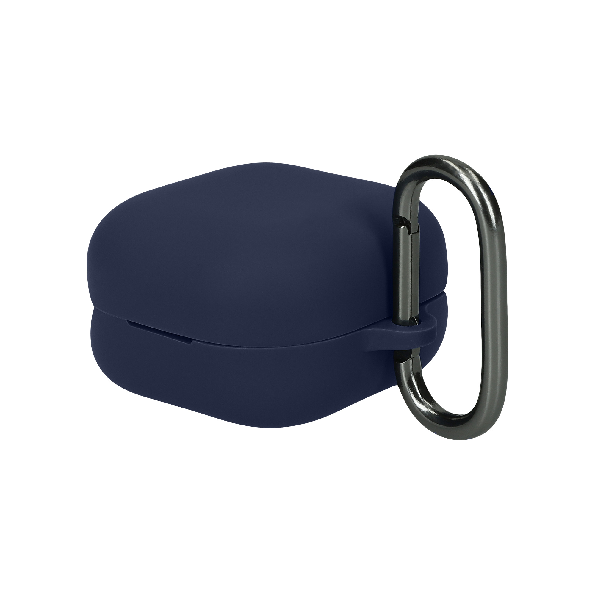Obal pro Sony LinkBuds Clip WF-LC900 kwmobile s karabinou silikonové - tmavě modrá