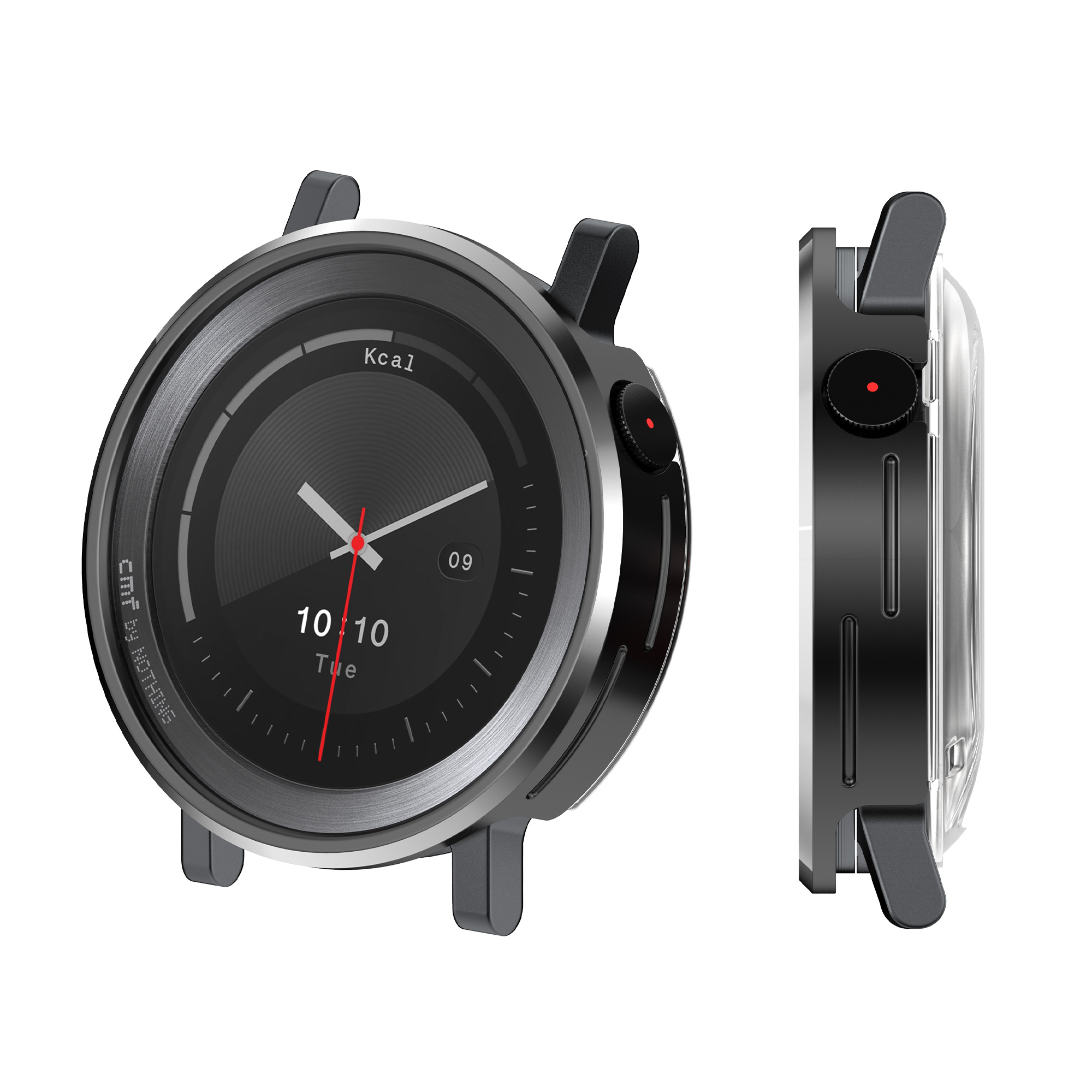 Kovové pouzdro pro CMF Watch 3 Pro kwmobile - tmavě šedá