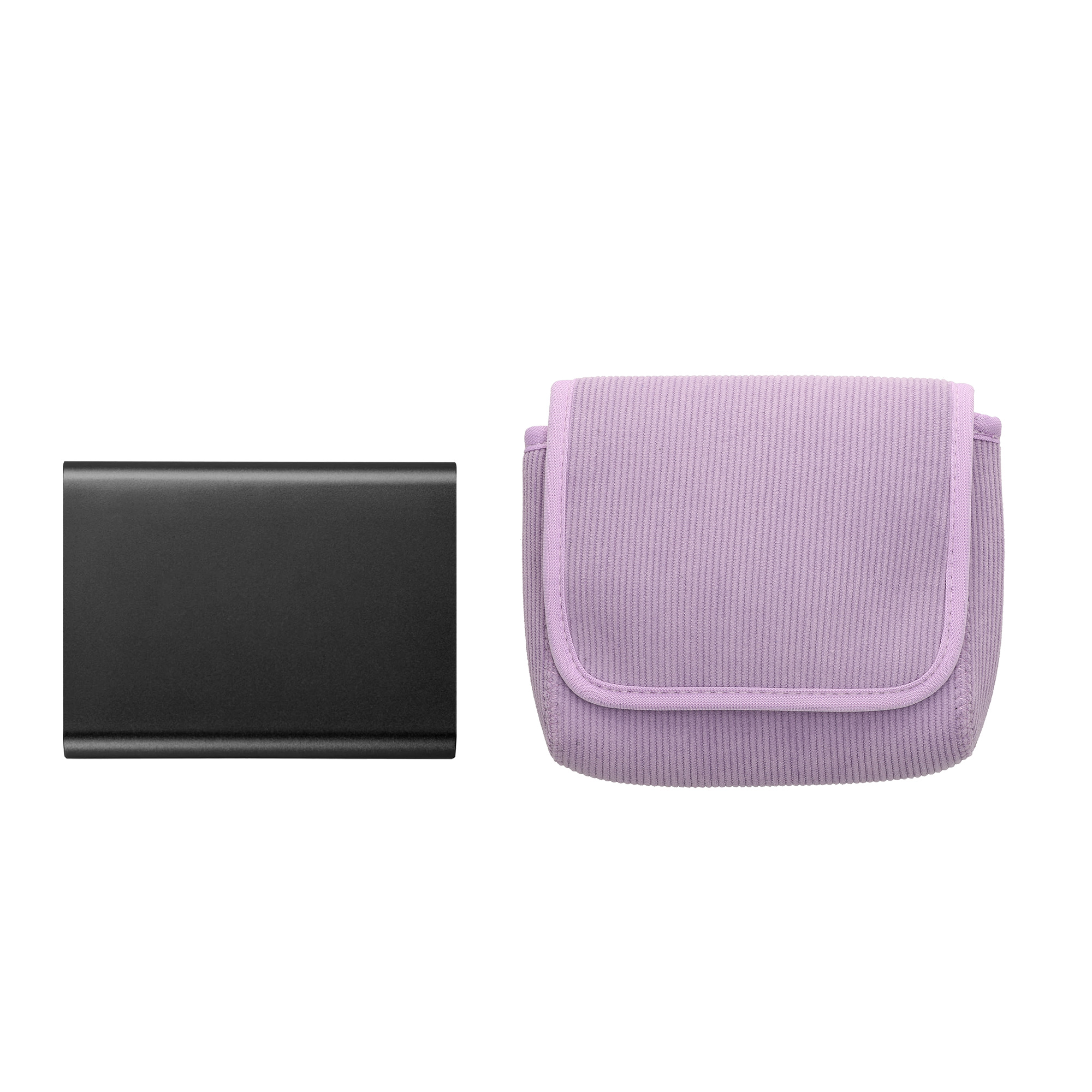 Pouzdro na myš pro Wireless Mouse / Portable SSD / Portable HDD kwmobile neoprenové - levandulová