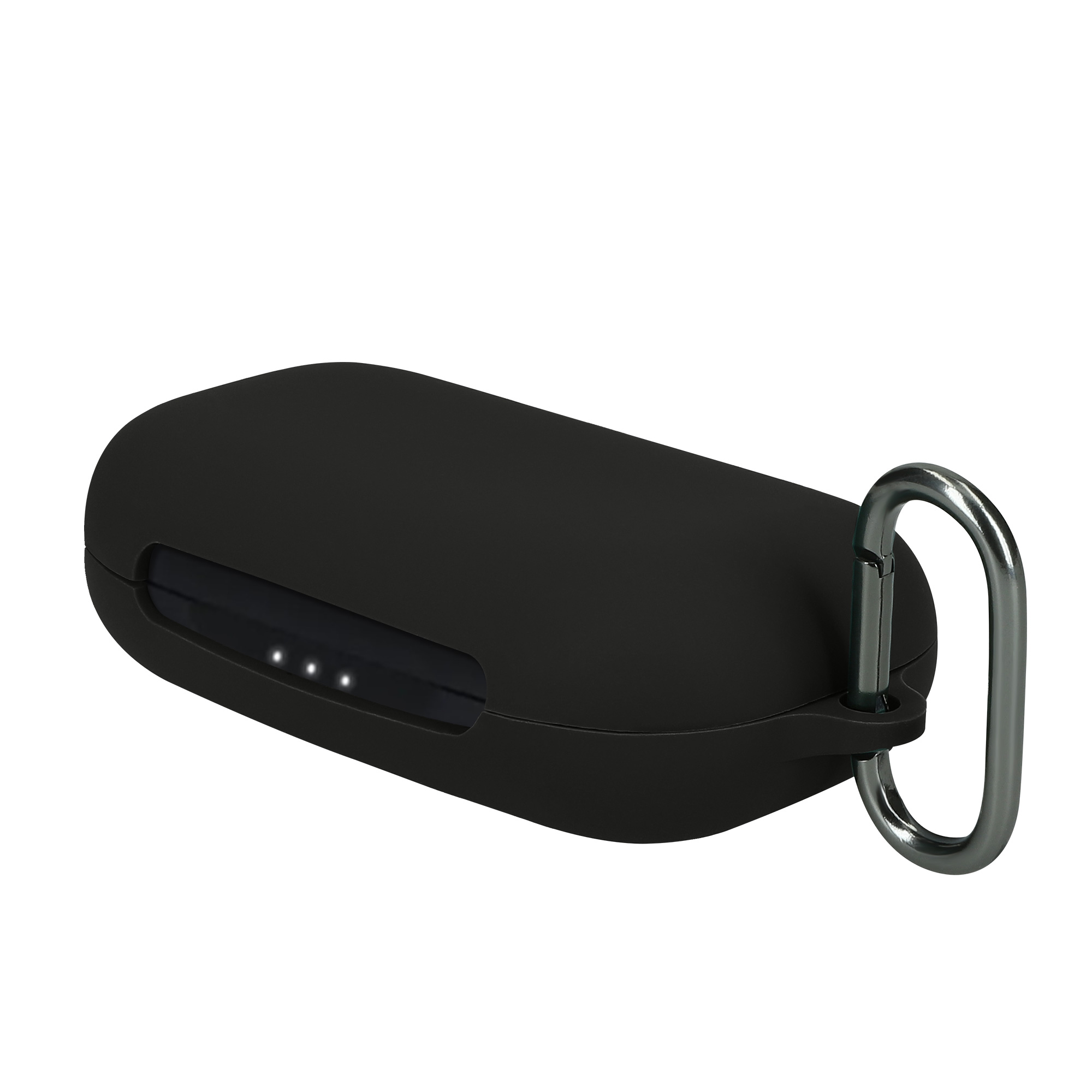 Obal pro Anker AeroFit 2 Pro kwmobile s karabinou silikonové - černá