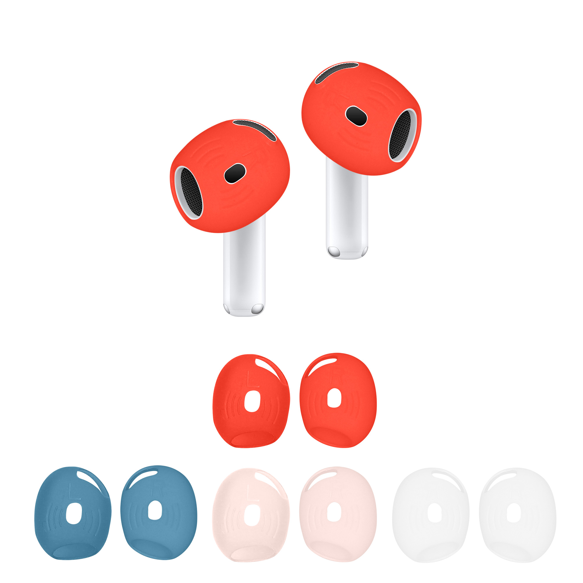 10x silikonový kryt pro Apple Airpods 4 Ear Tips kwmobile silikonové - více barev