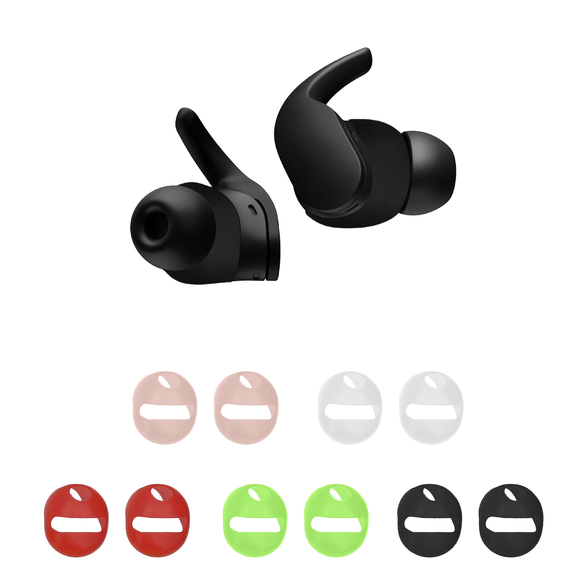 10x silikonový kryt pro Beats Fit Pro Ear Tips kwmobile silikonové - více barev