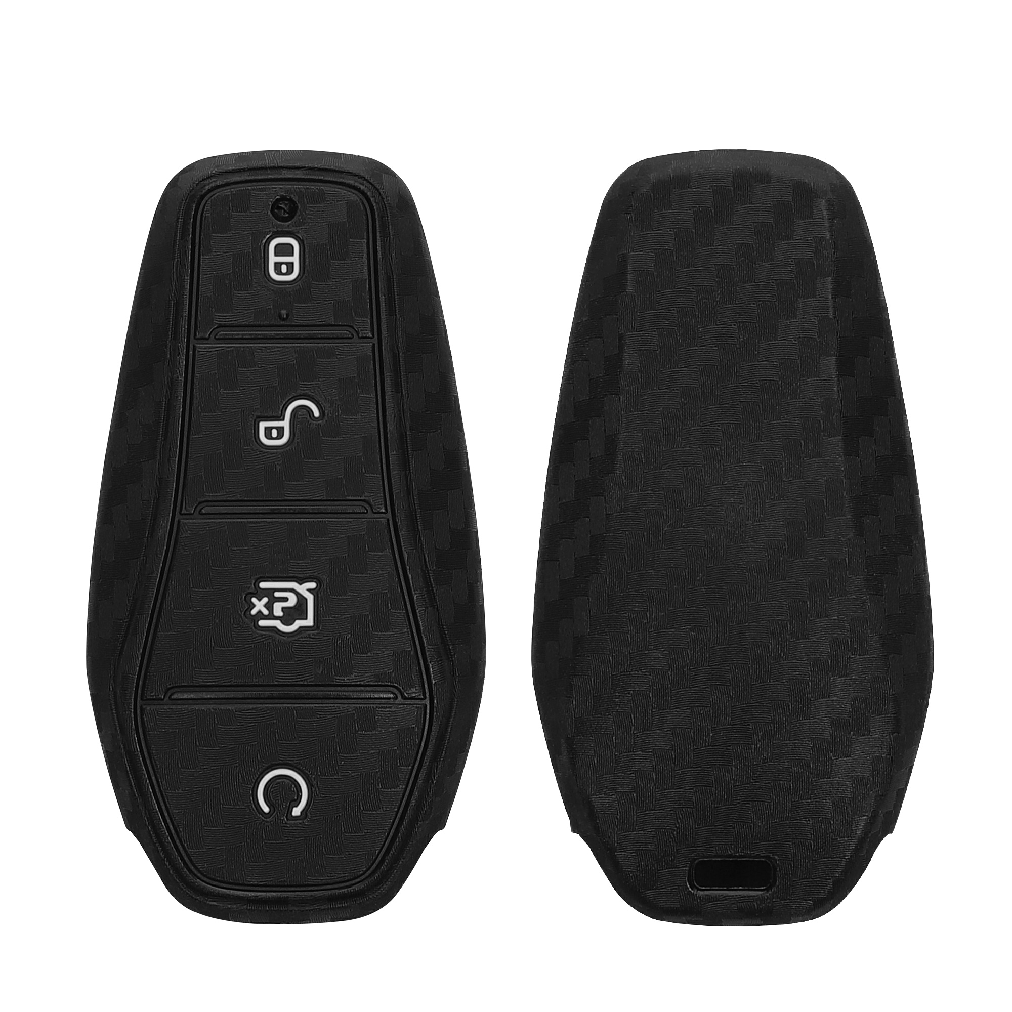 Obal na klíč od auta pro BYD Atto 3 / Sealion / Han / Tang / Dolphin/Seal kwmobile - černá